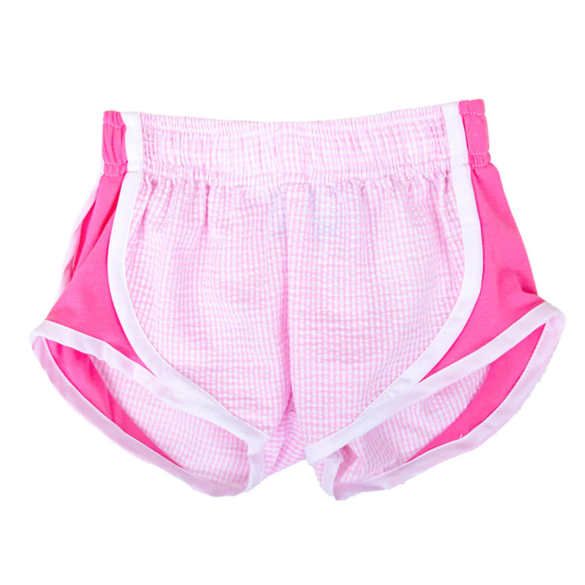 Girls Gingham Active Shorts - Image 2