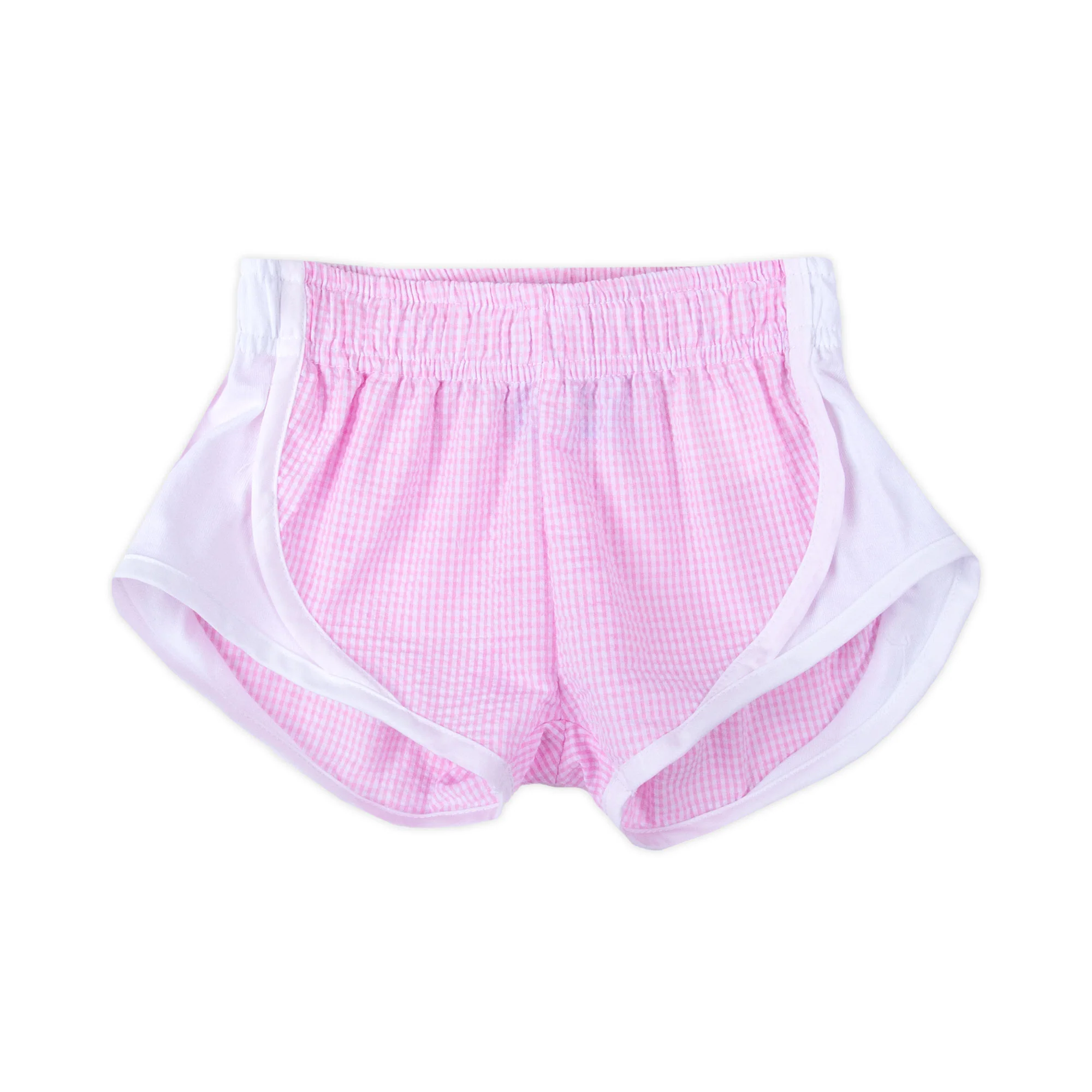 Girls Gingham Active Shorts - Image 4