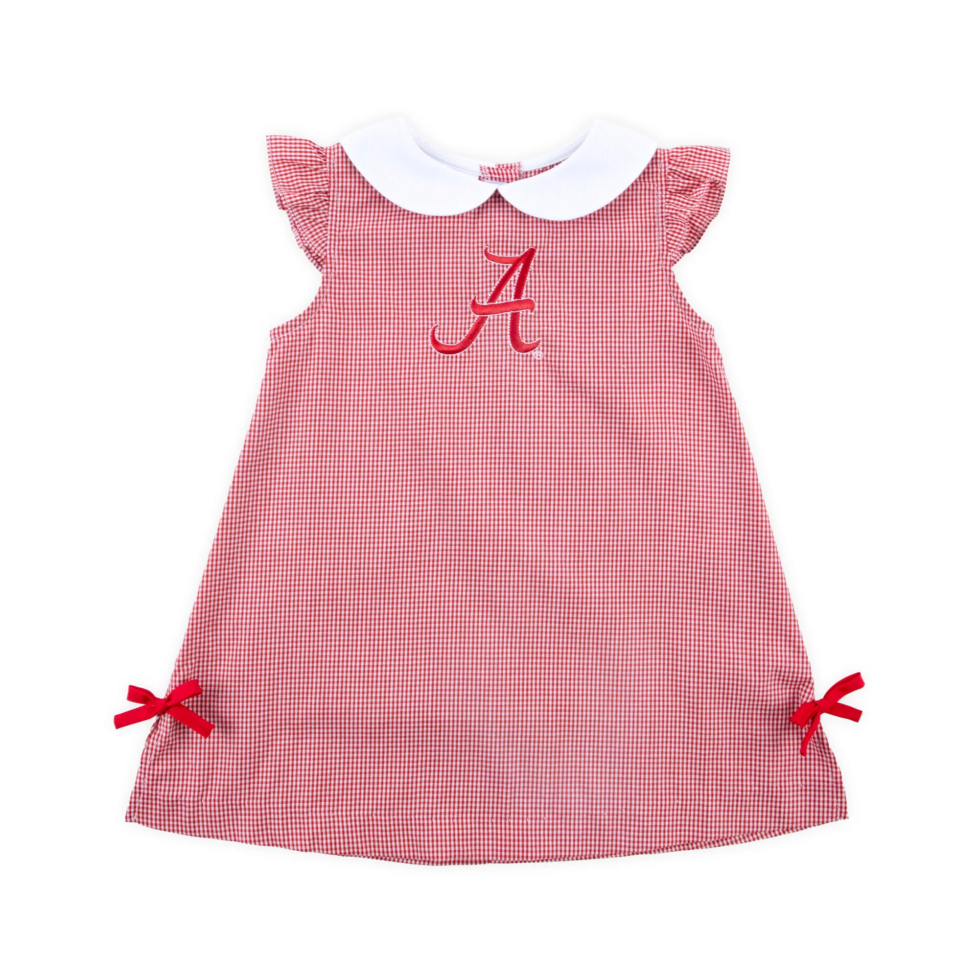 Alabama Embroidered Red Gingham Dress - Image 2