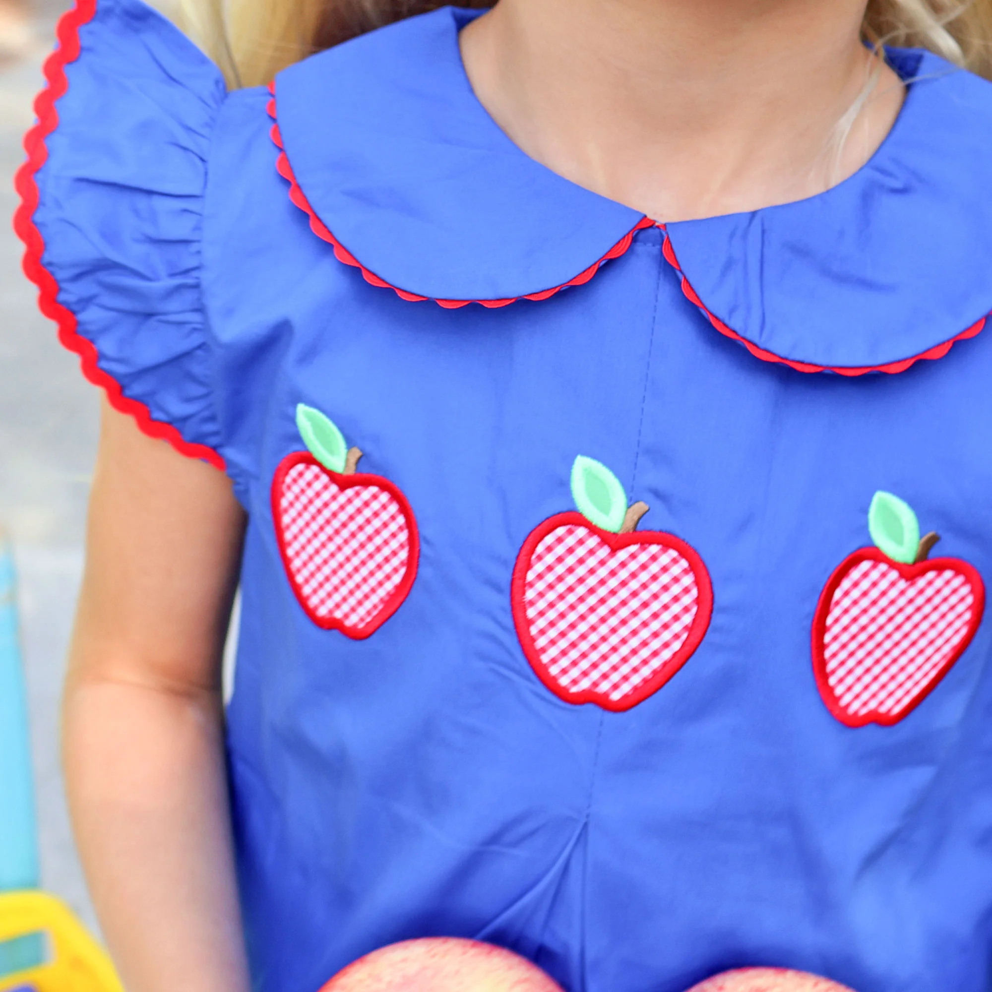 Apple Trio Royal Blue Claire Dress - Image 2