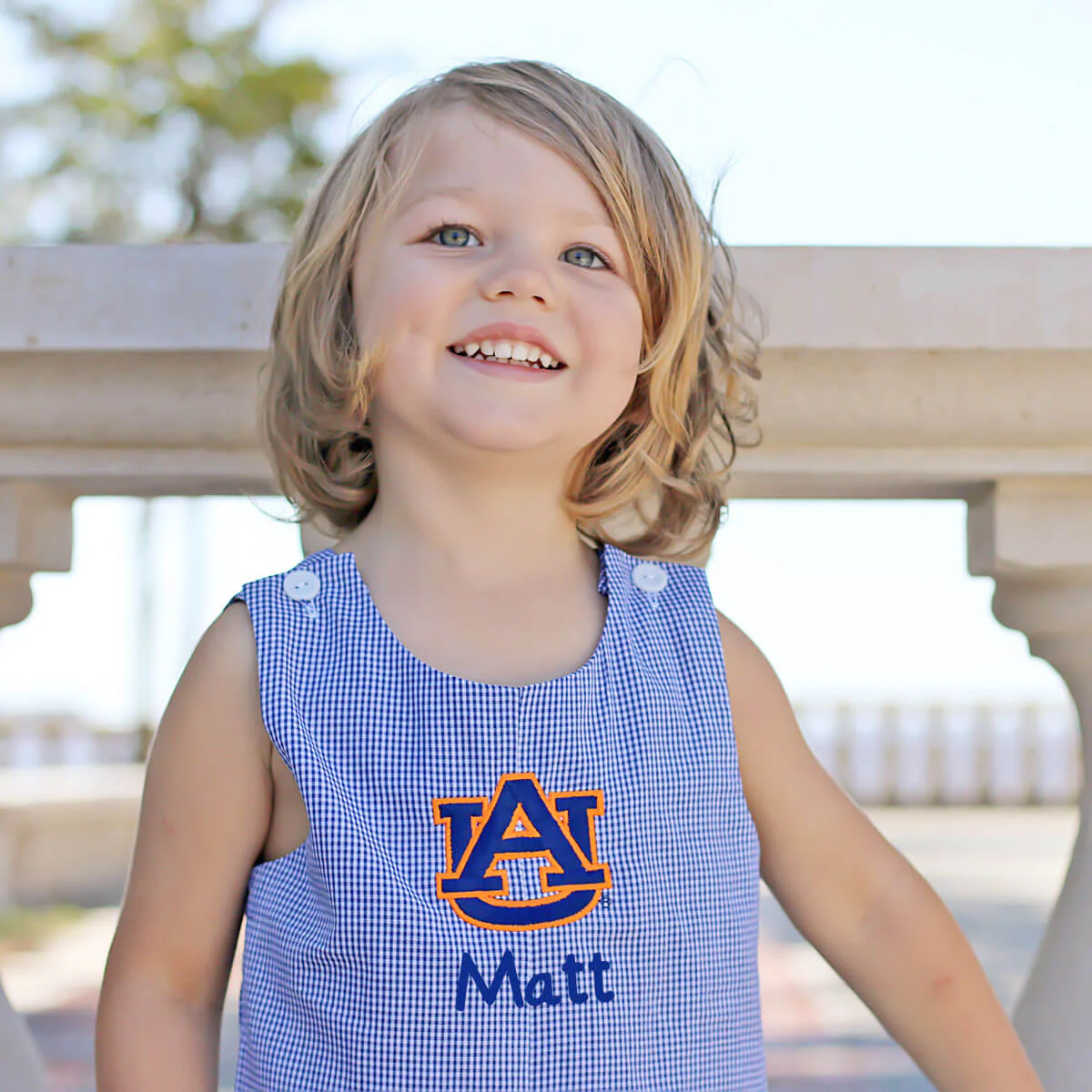 Auburn Embroidered Navy Jon Jon - Image 3