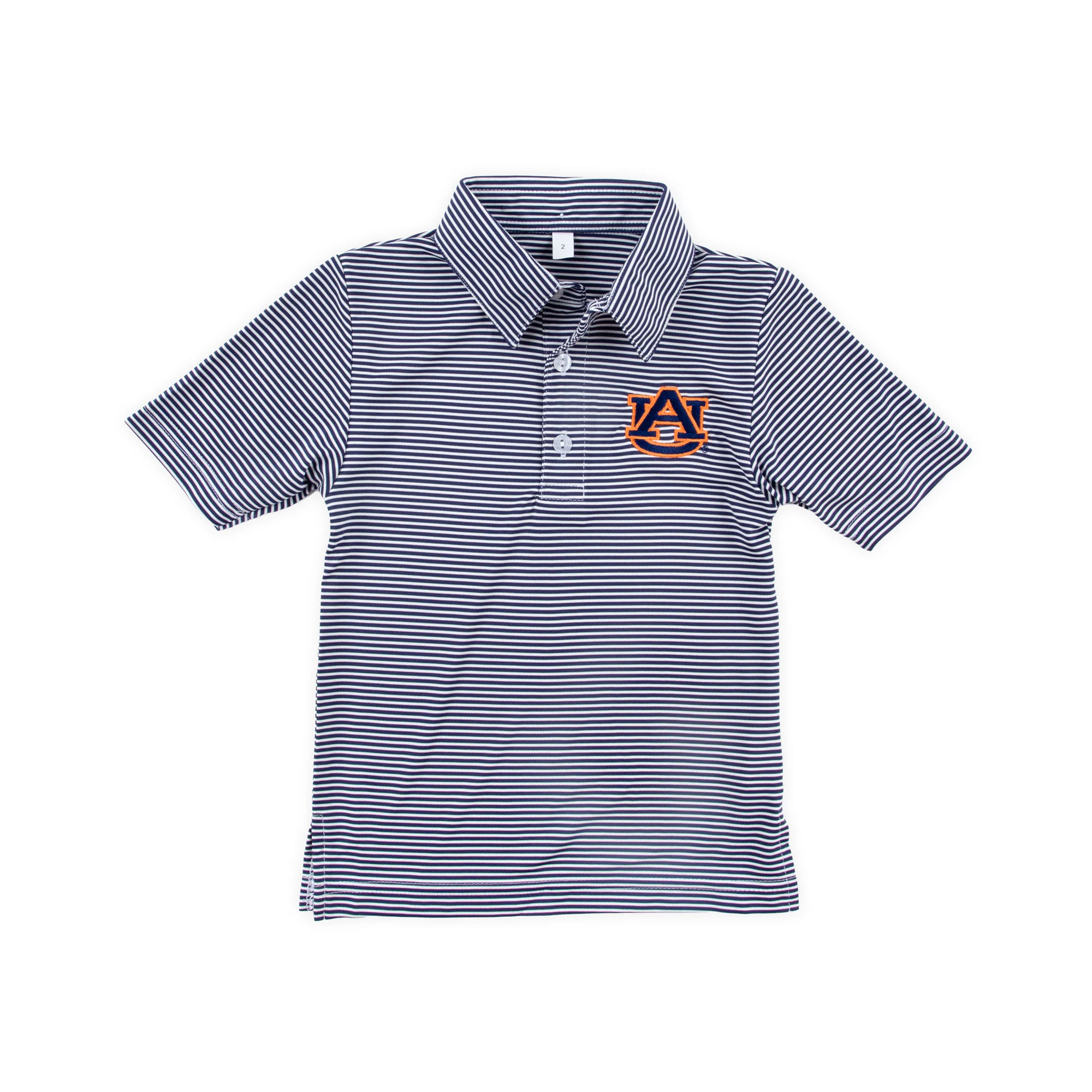 Auburn Embroidered Navy Performance Polo - Image 4