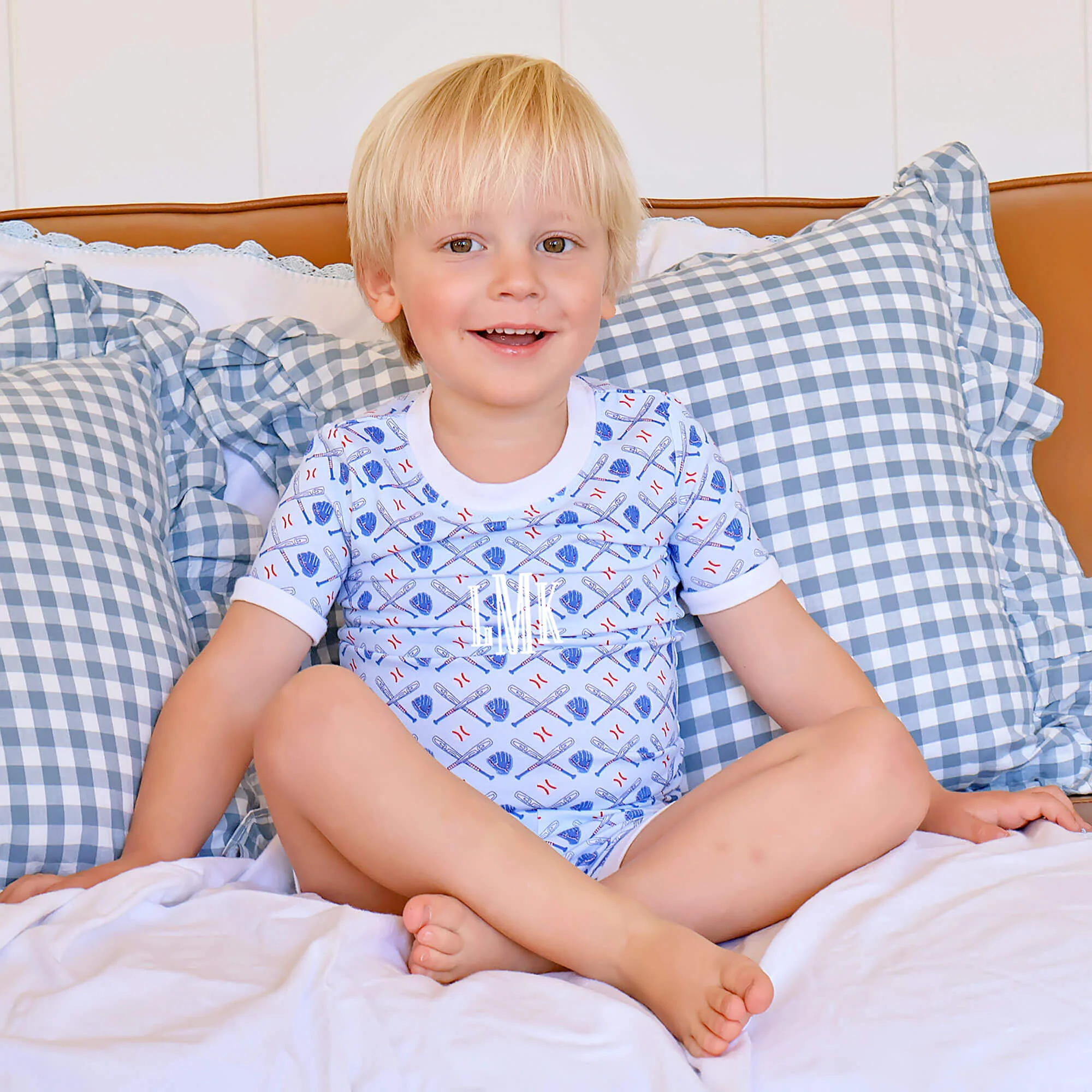 Baseball Star Short Pajamas