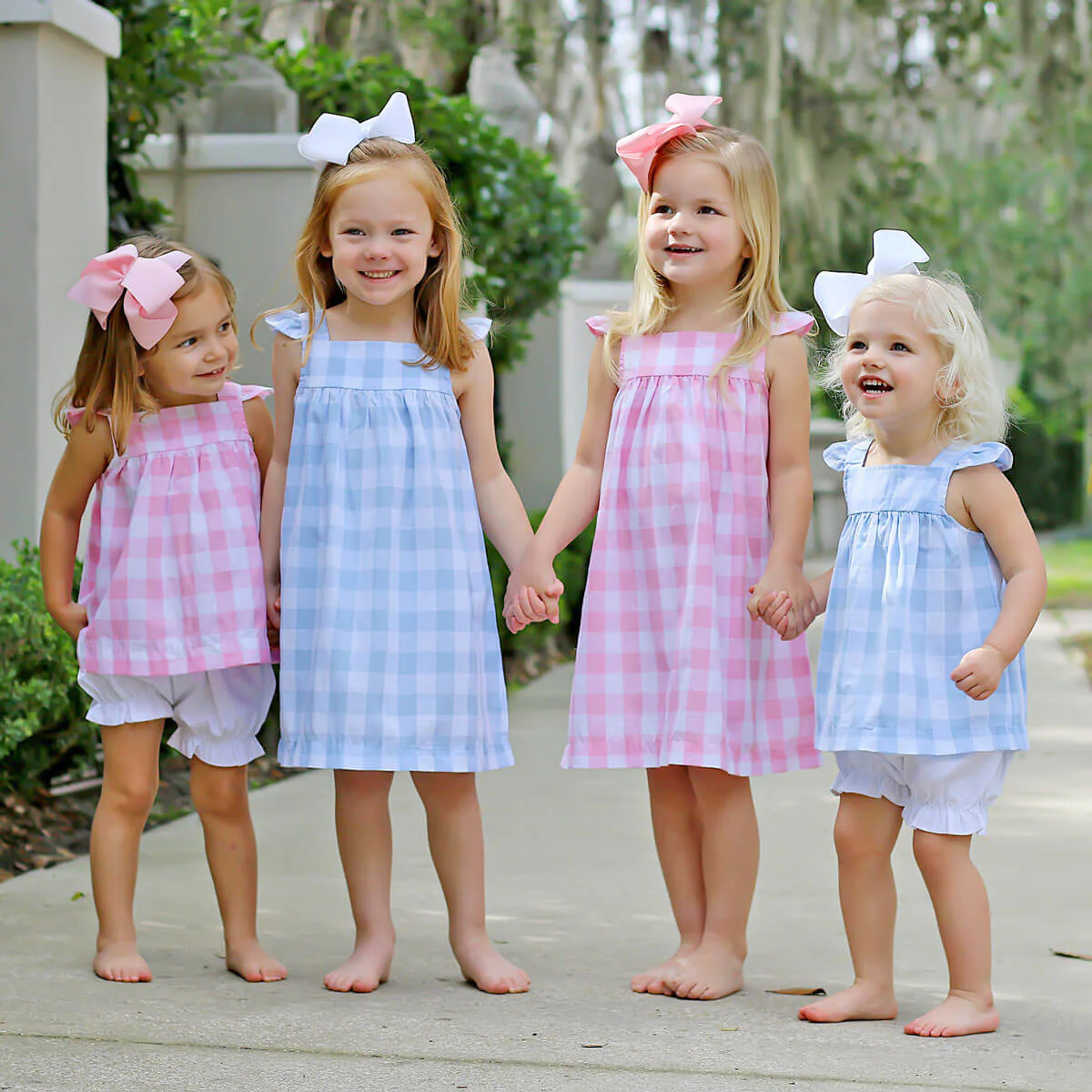 Blue Check Amy Dress - Image 7