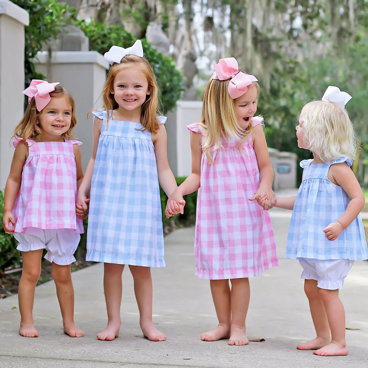 Blue Check Amy Dress - Image 8