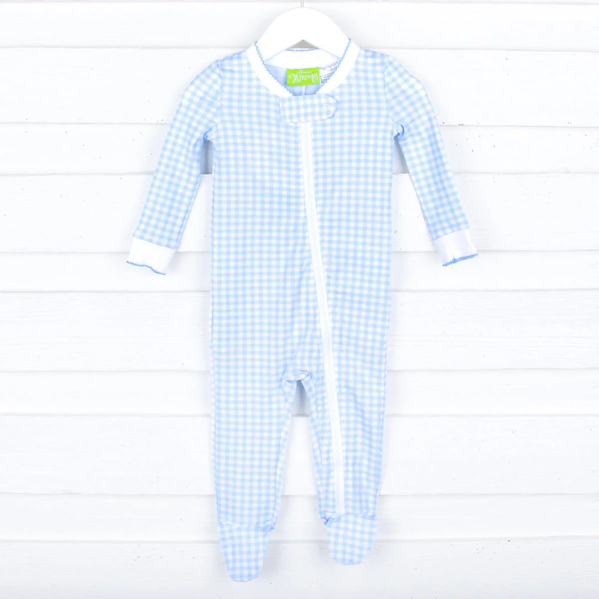 Gingham Zip Sleeper - Image 15