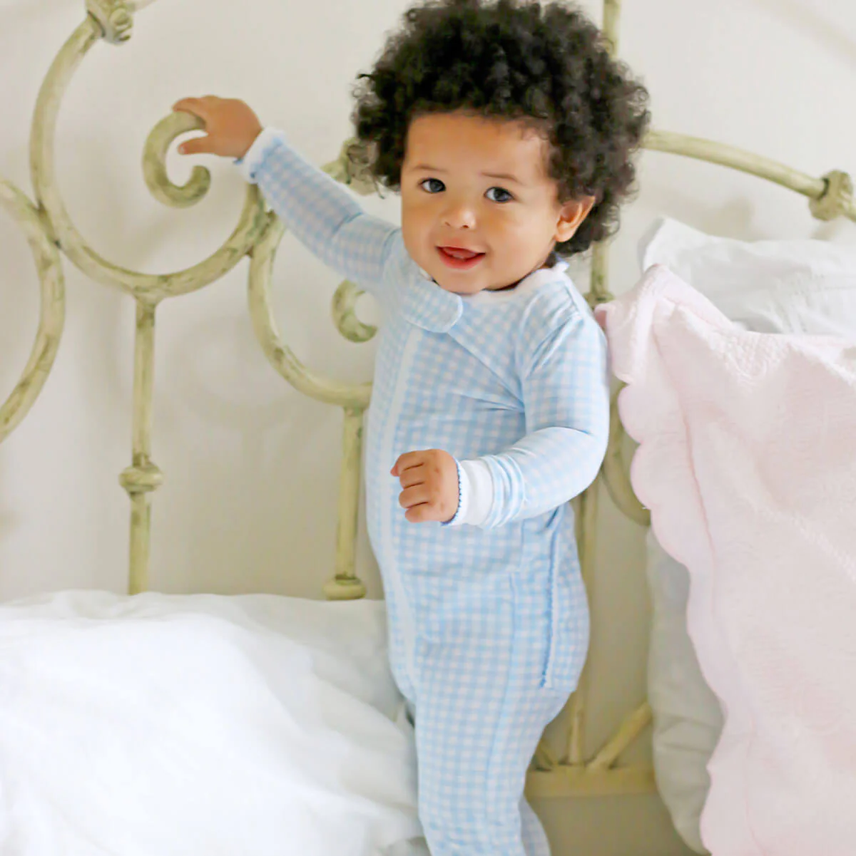 Gingham Zip Sleeper - Image 18