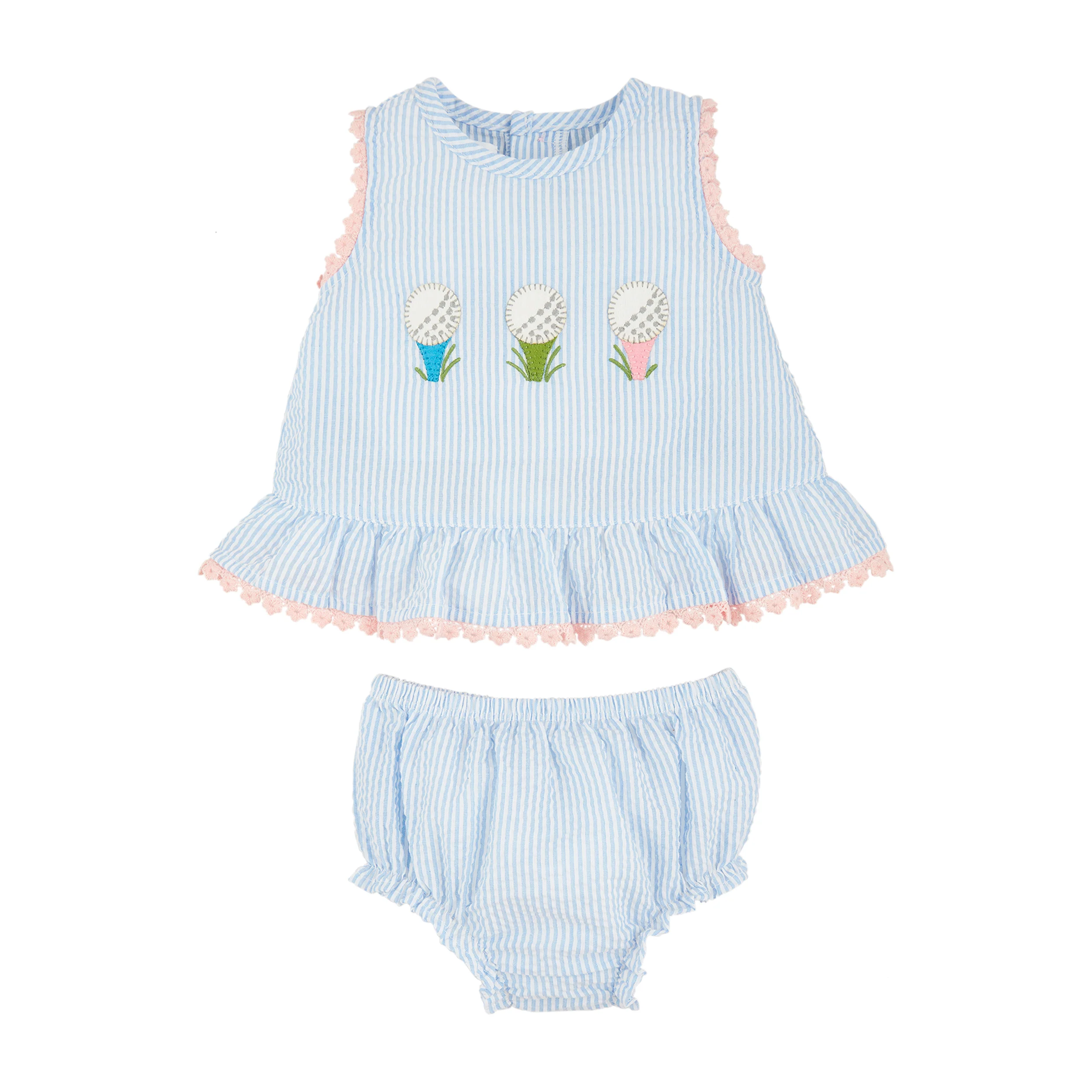 Blue Golf Pinafore Set - Image 2