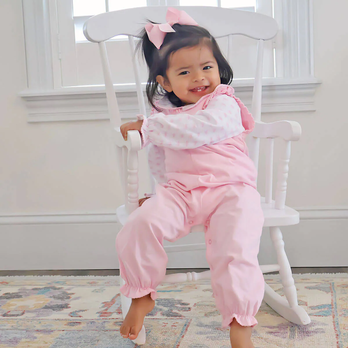 Pink Ruffle Romper - Image 5