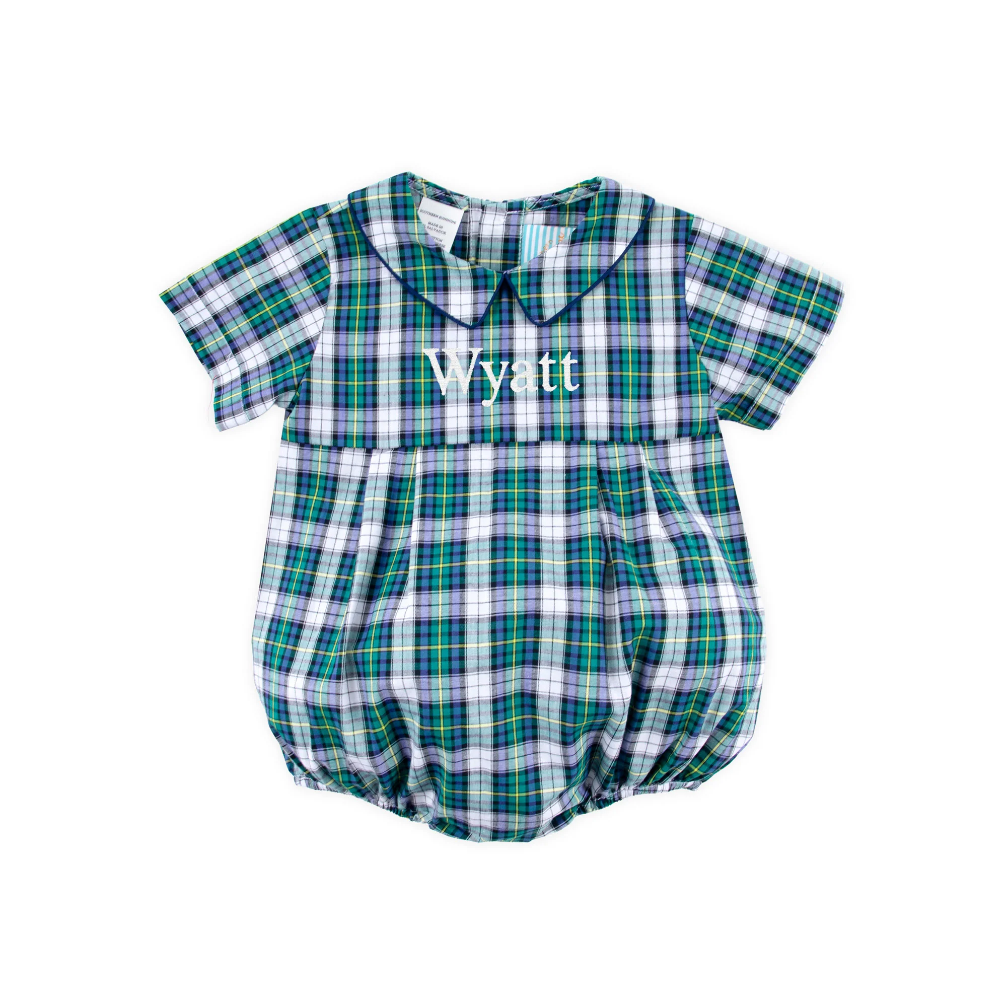 Brighton Plaid Collared Bubble