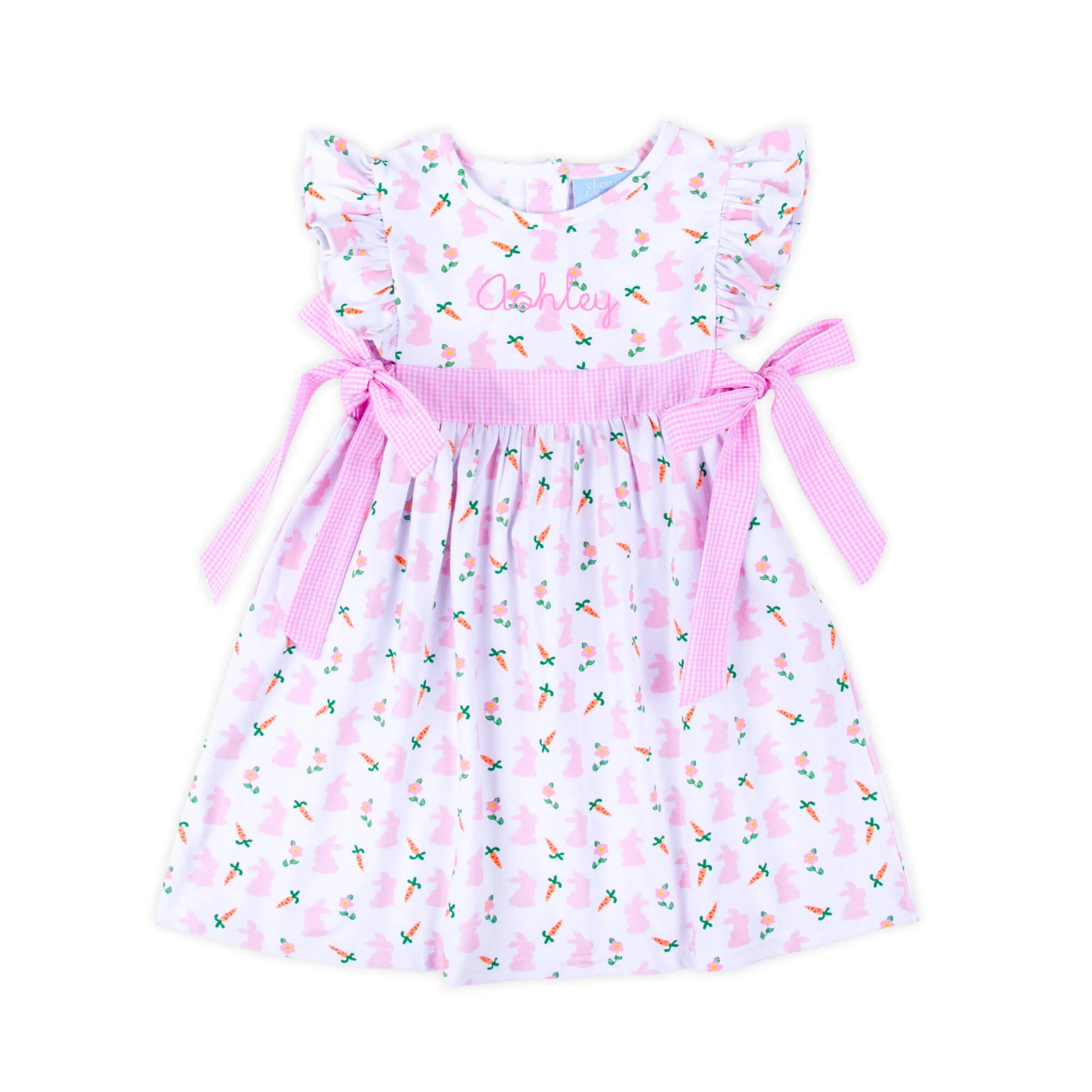 Bunnies & Carrots Pink Avery Dress - Image 2
