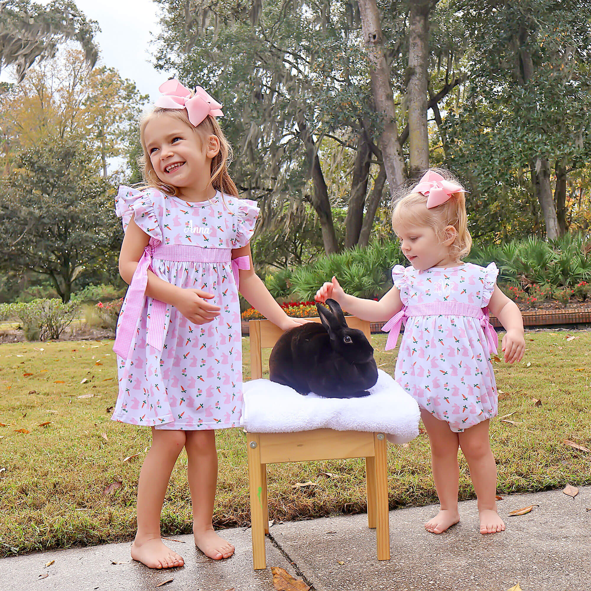 Bunnies & Carrots Pink Avery Dress - Image 4