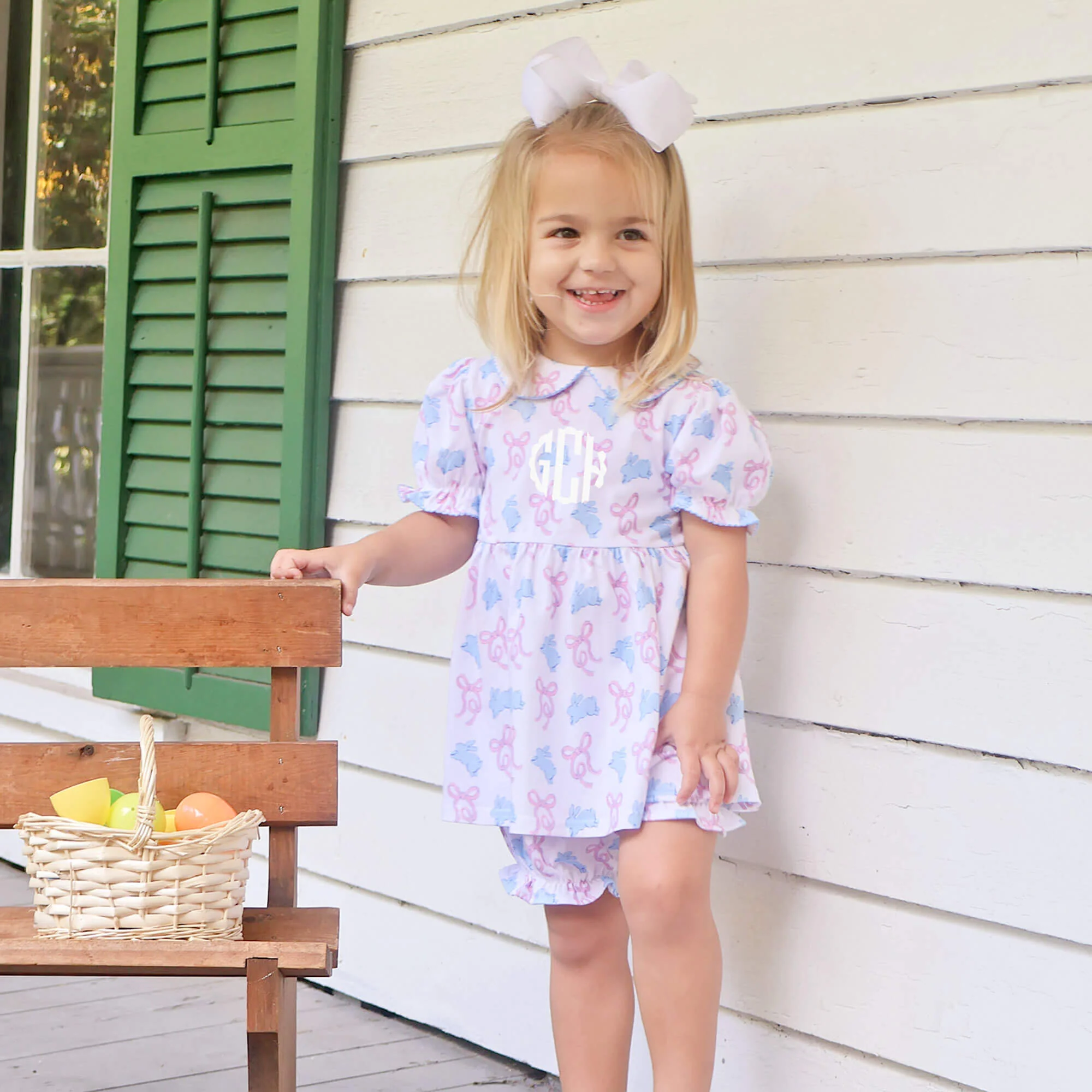 Bunnies & Bows Riley Bloomer Set