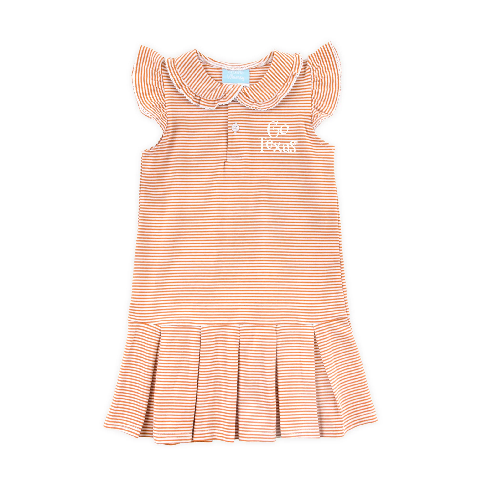 Burnt Orange Stripe Ruth Dress - Image 2