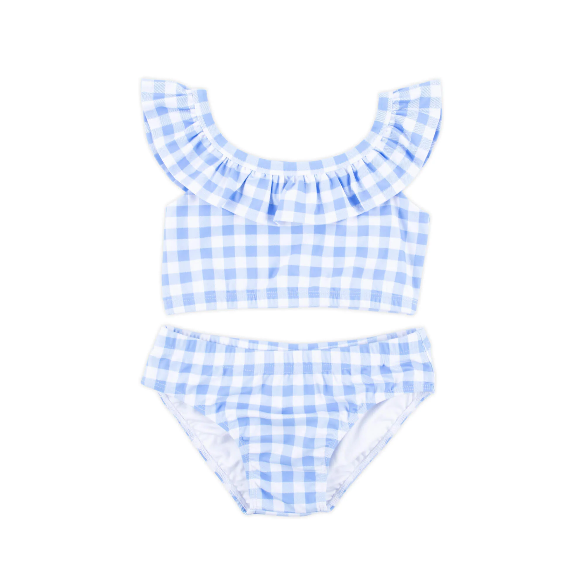 Capri Blue Two Piece Swimsuit - Image 4