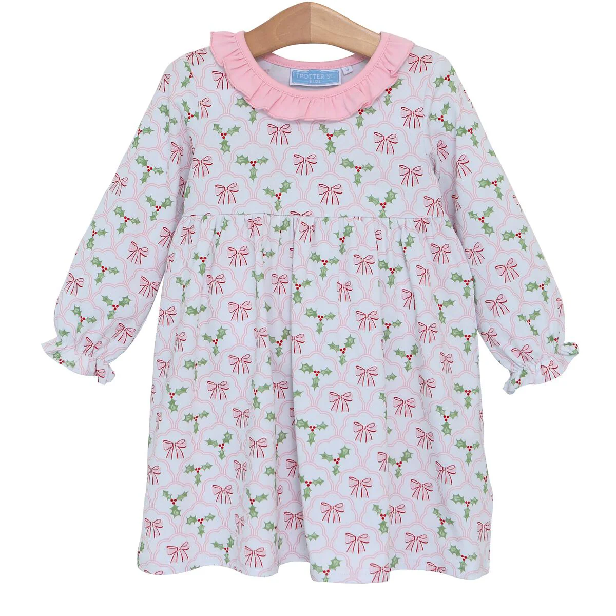 Christmas Berries and Bows Knit Dress