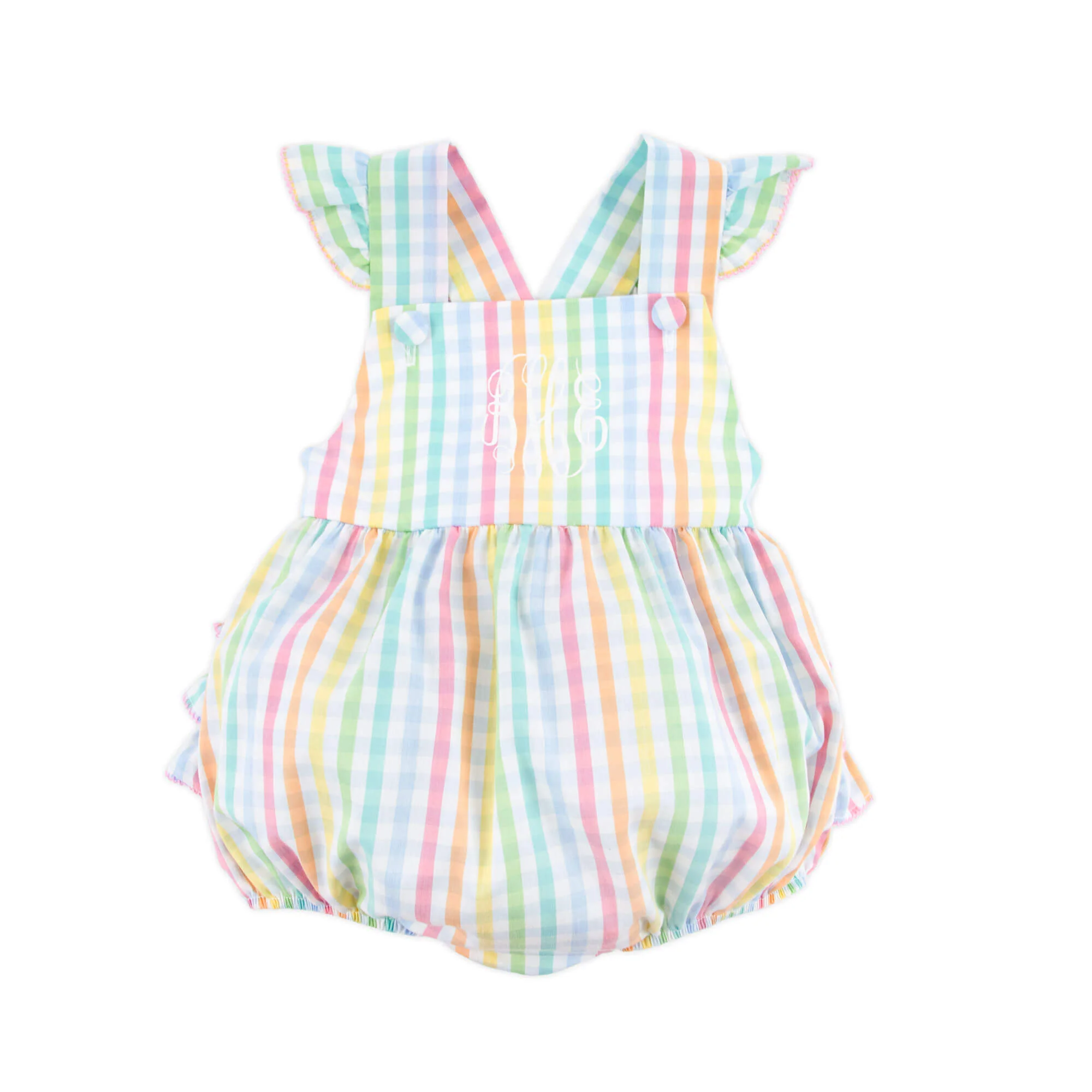 Colorful Multi Plaid Leah Bubble