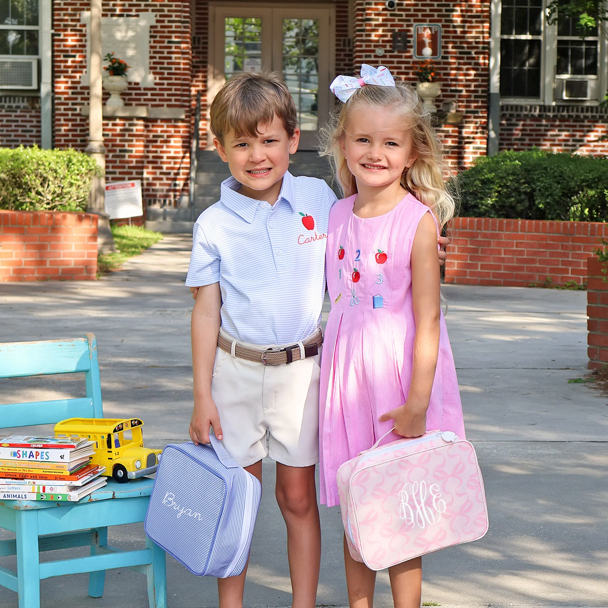 Darling Apple Light Blue Stripe Polo - Image 7
