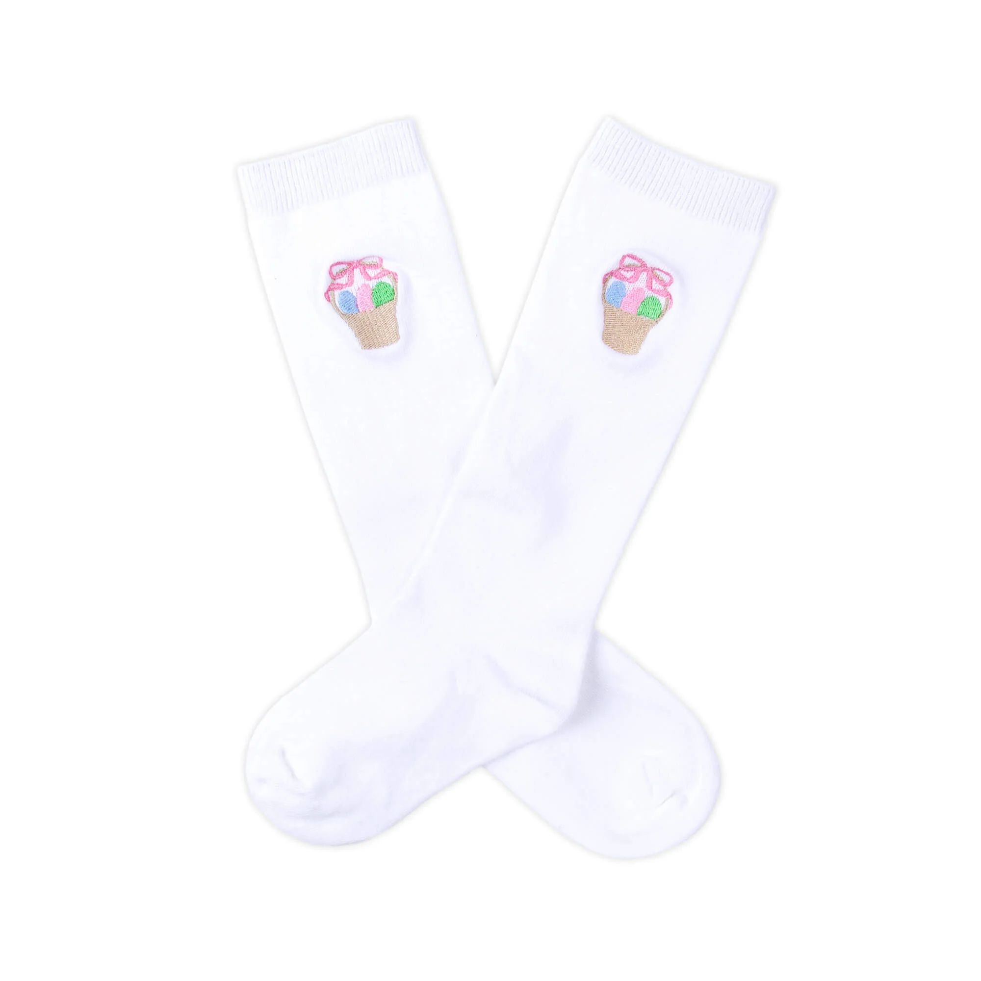 Easter Embroidered Knee High Socks - Image 2