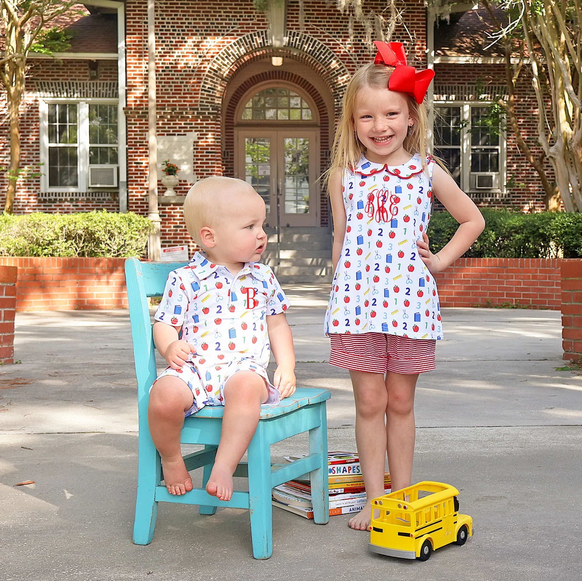 Easy as 123 White Polo Romper - Image 4