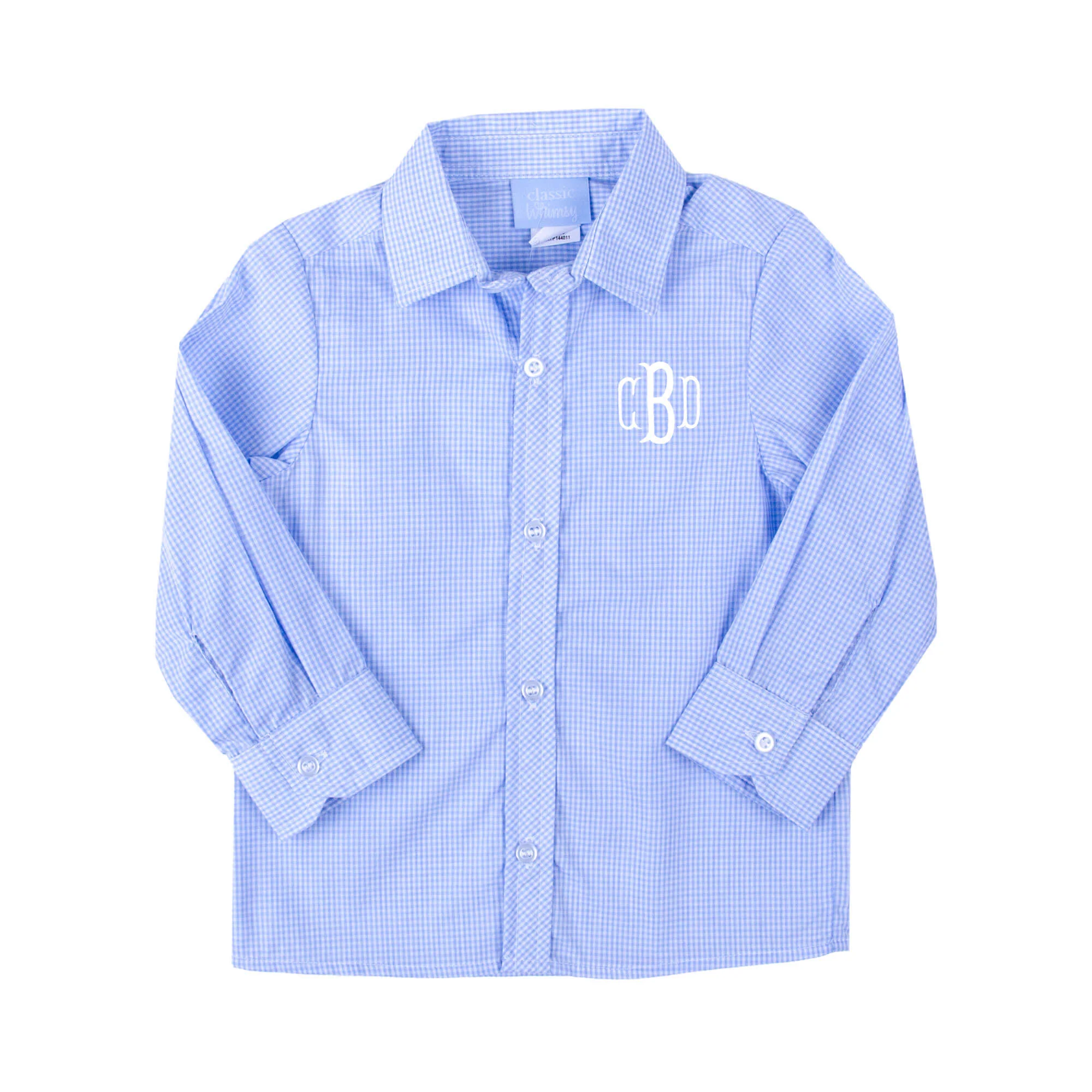 Enchanted Blue Gingham Button Down Shirt
