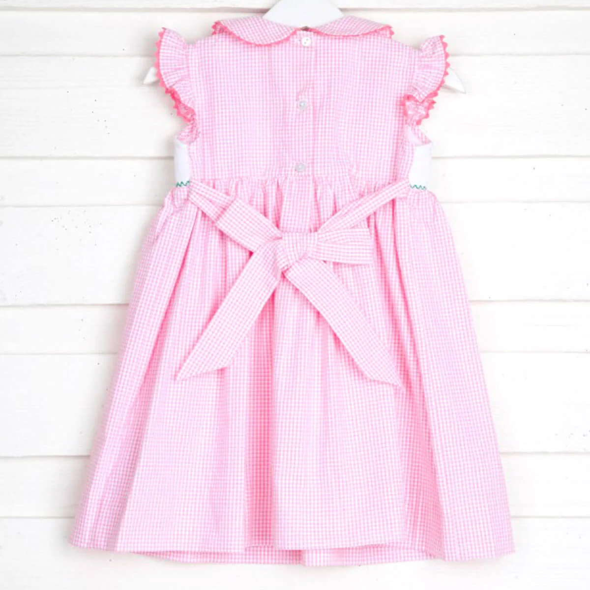 Fairytale Smocked Pink Dress - Image 2