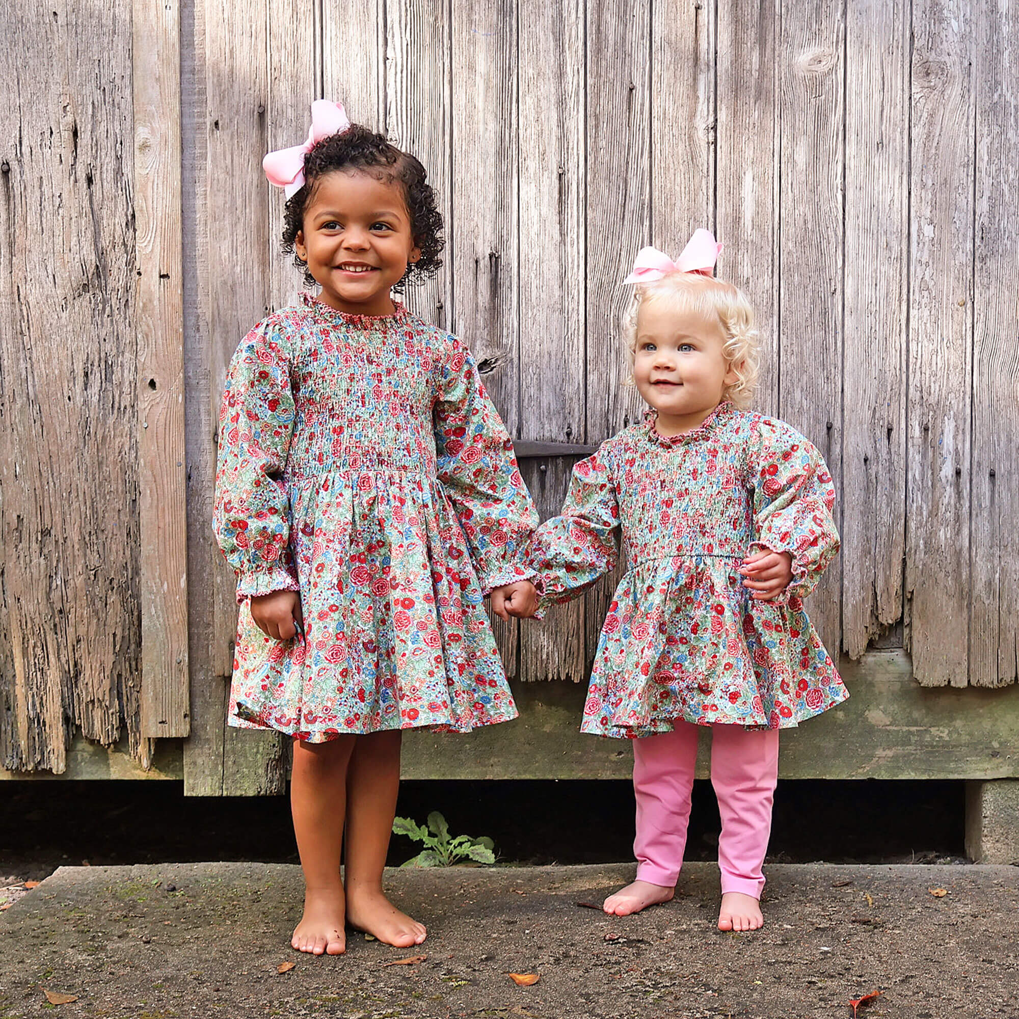 Fall Floral Pink Ariella Dress - Image 4
