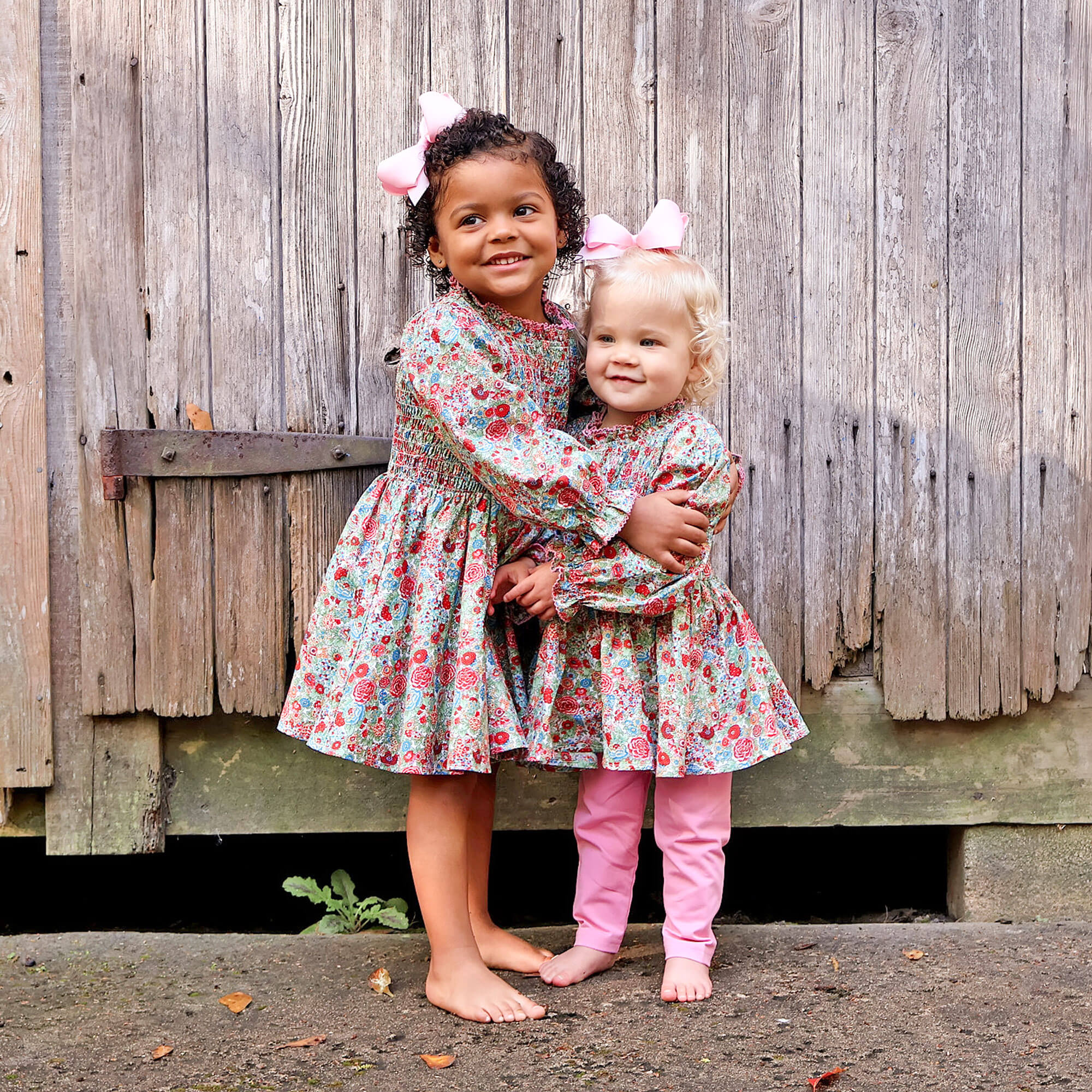 Fall Floral Pink Ariella Dress - Image 5