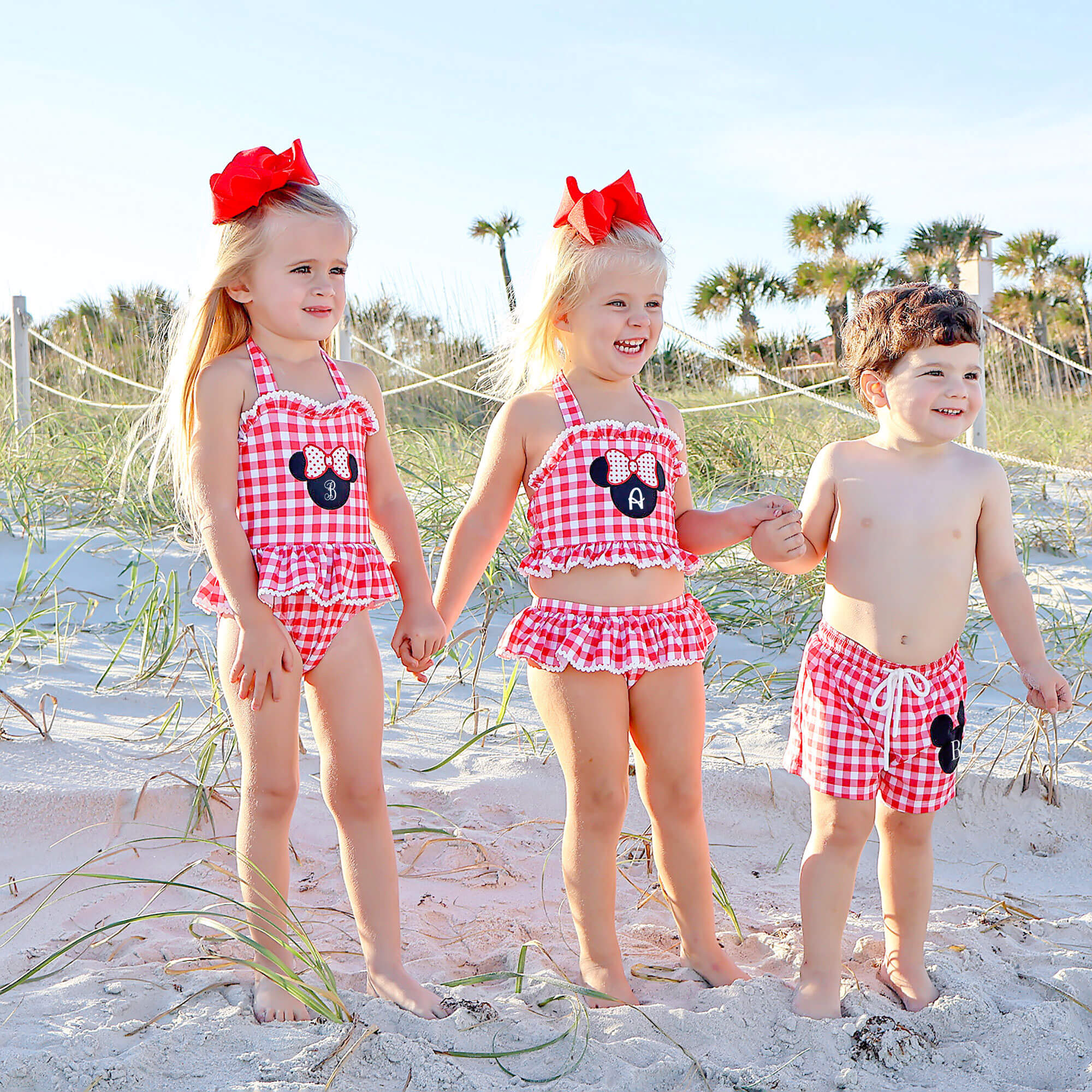 Red Mouse Ears One Piece Swimsuit - Image 5