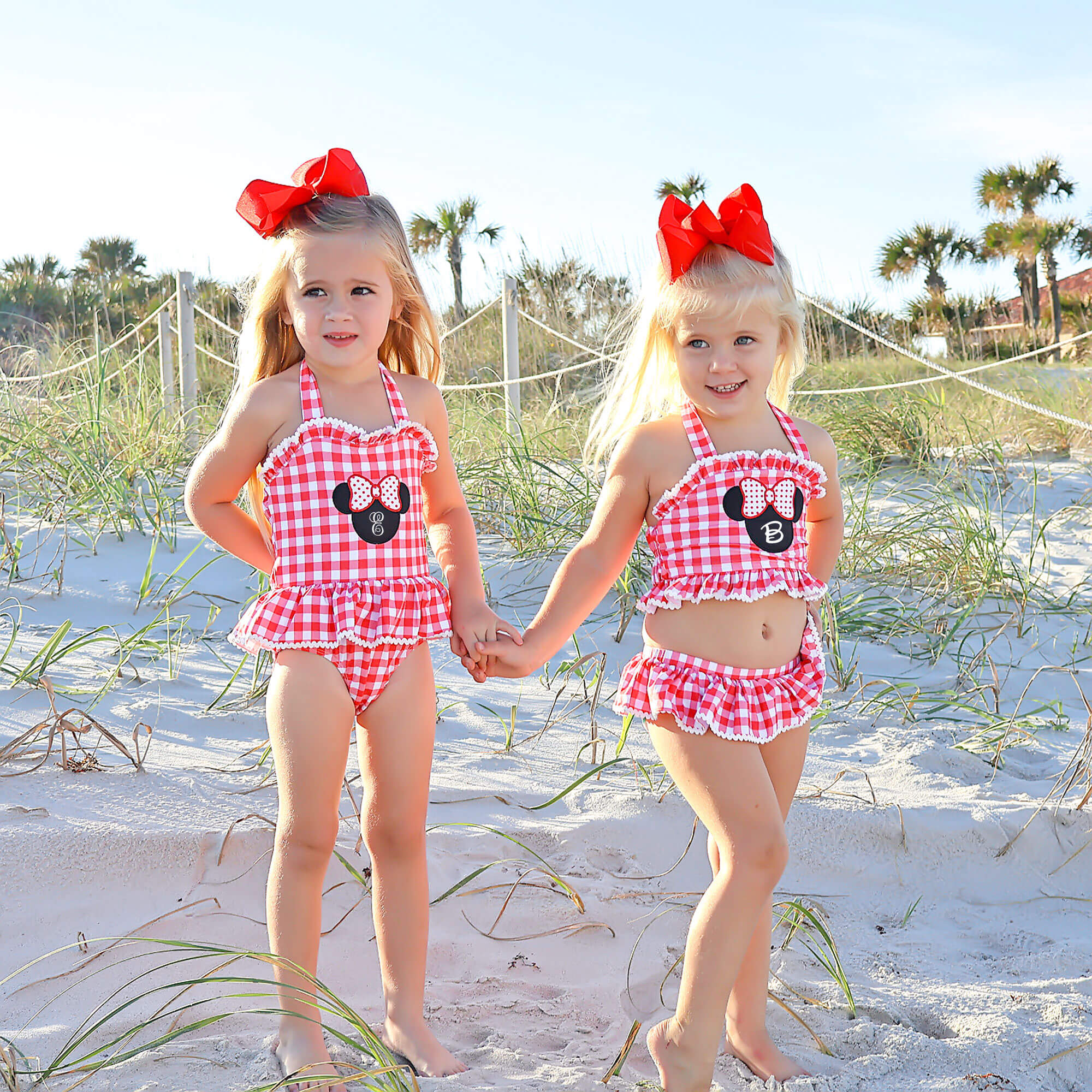Red Mouse Ears One Piece Swimsuit - Image 6