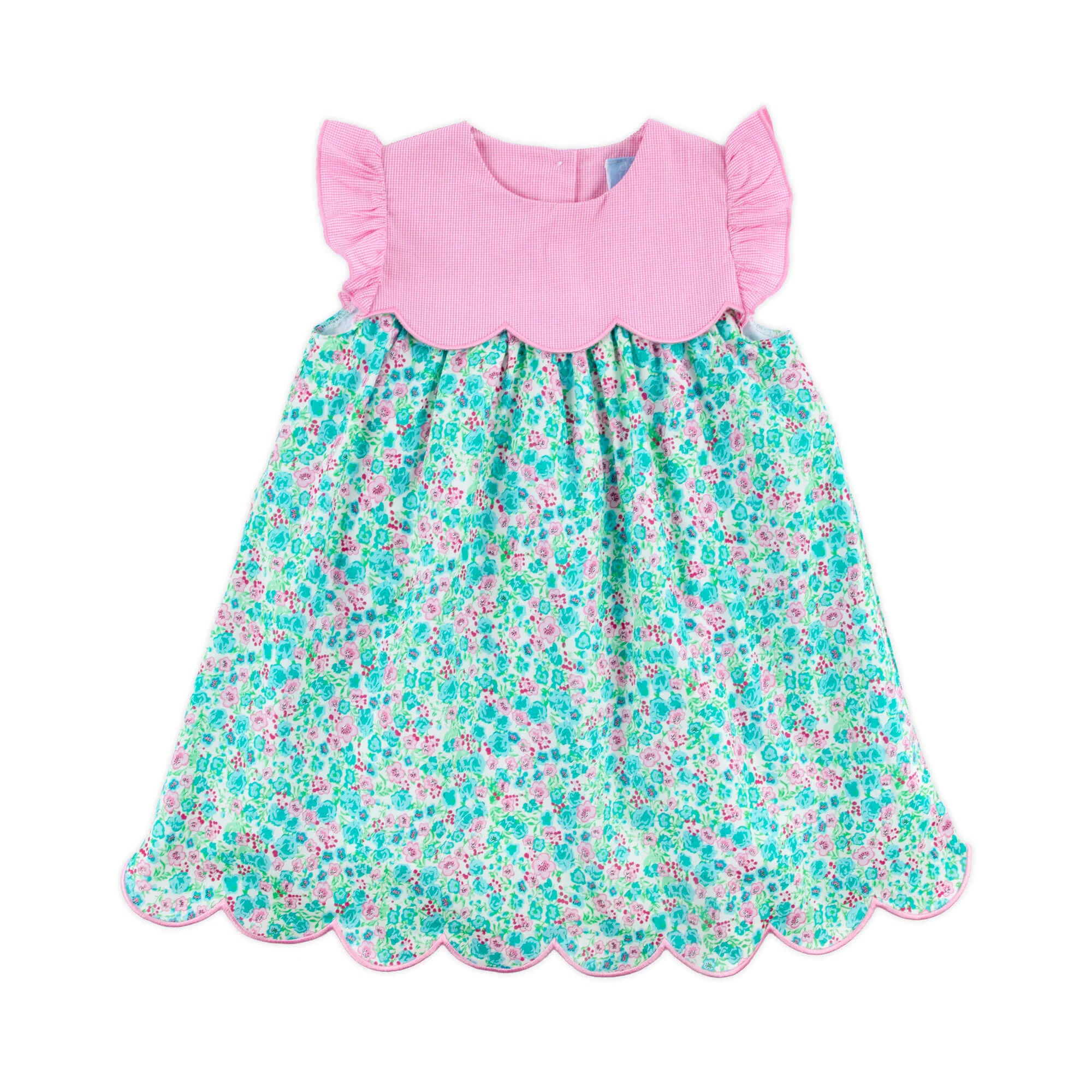 Floral Wonderland Turquoise Amelia Dress - Image 5