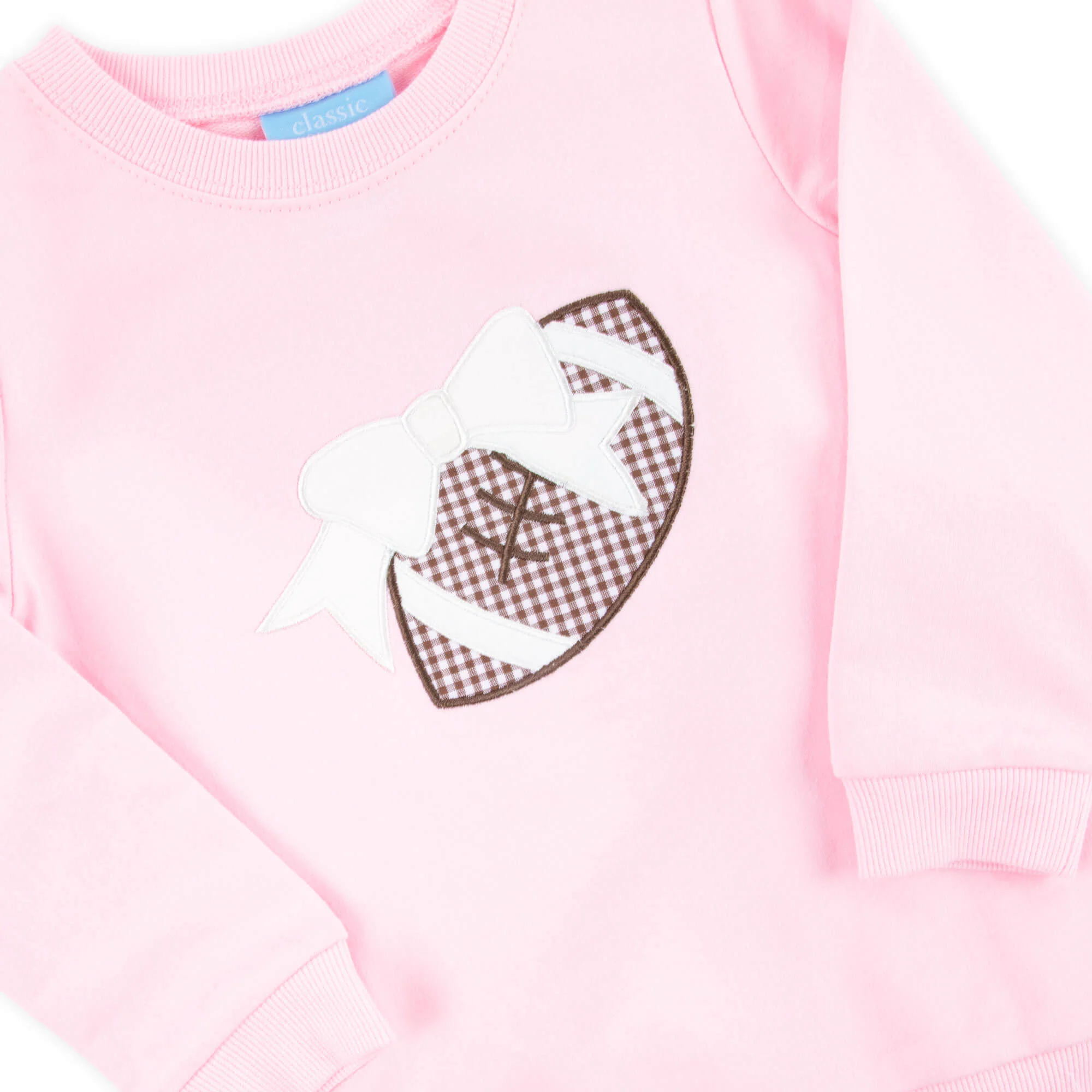 Football Bow Pink Jogger Set - Image 4