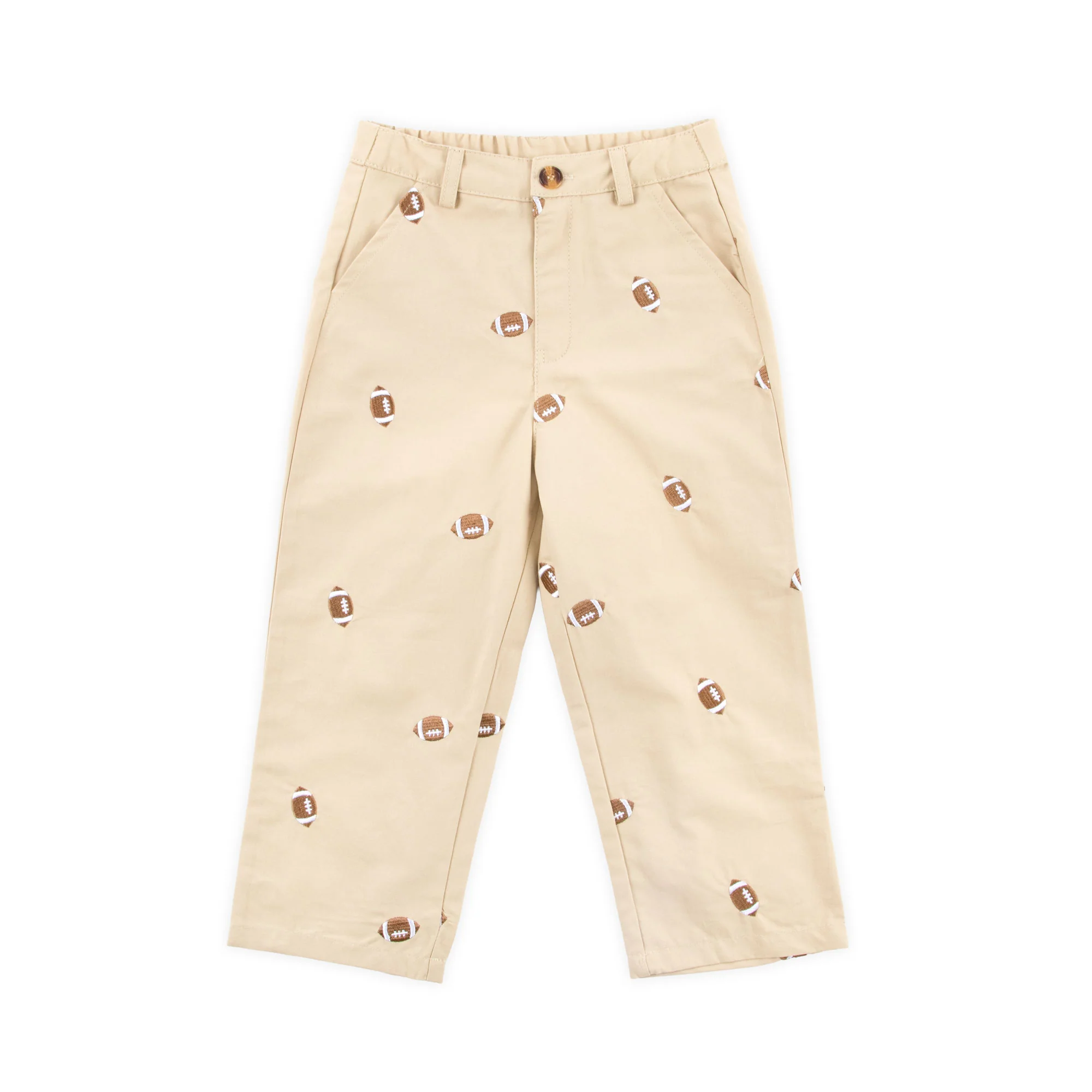 Football Tan Schiffli Standard Pants