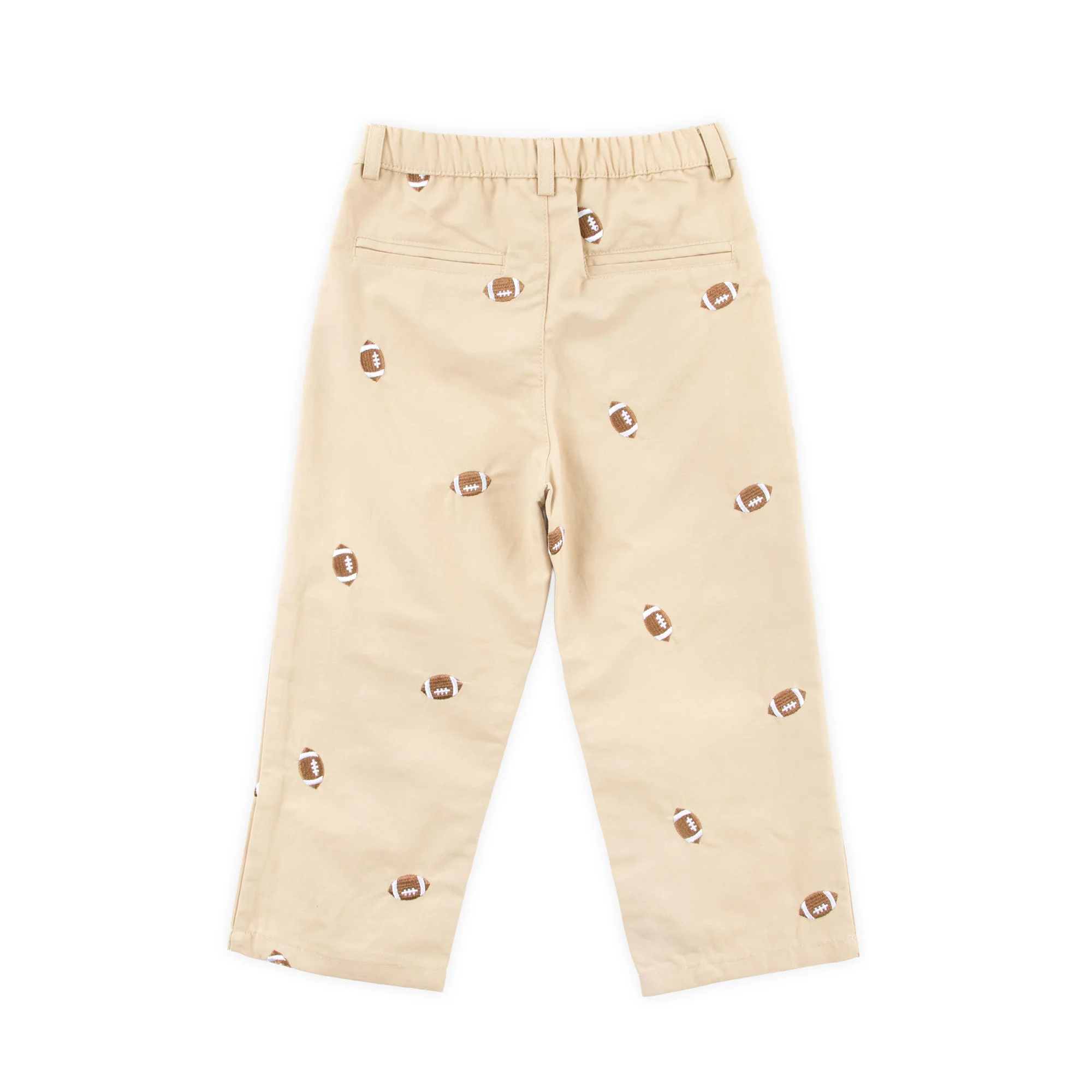 Football Tan Schiffli Standard Pants - Image 3