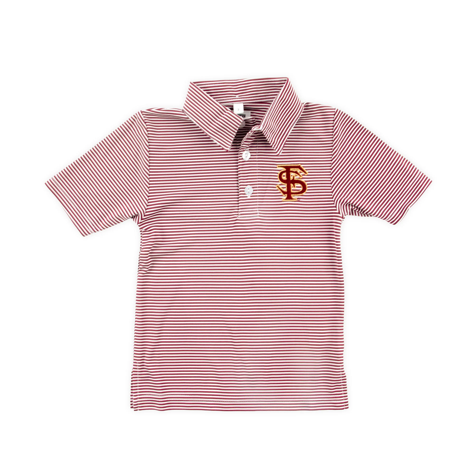 FSU Embroidered Maroon Performance Polo - Image 2