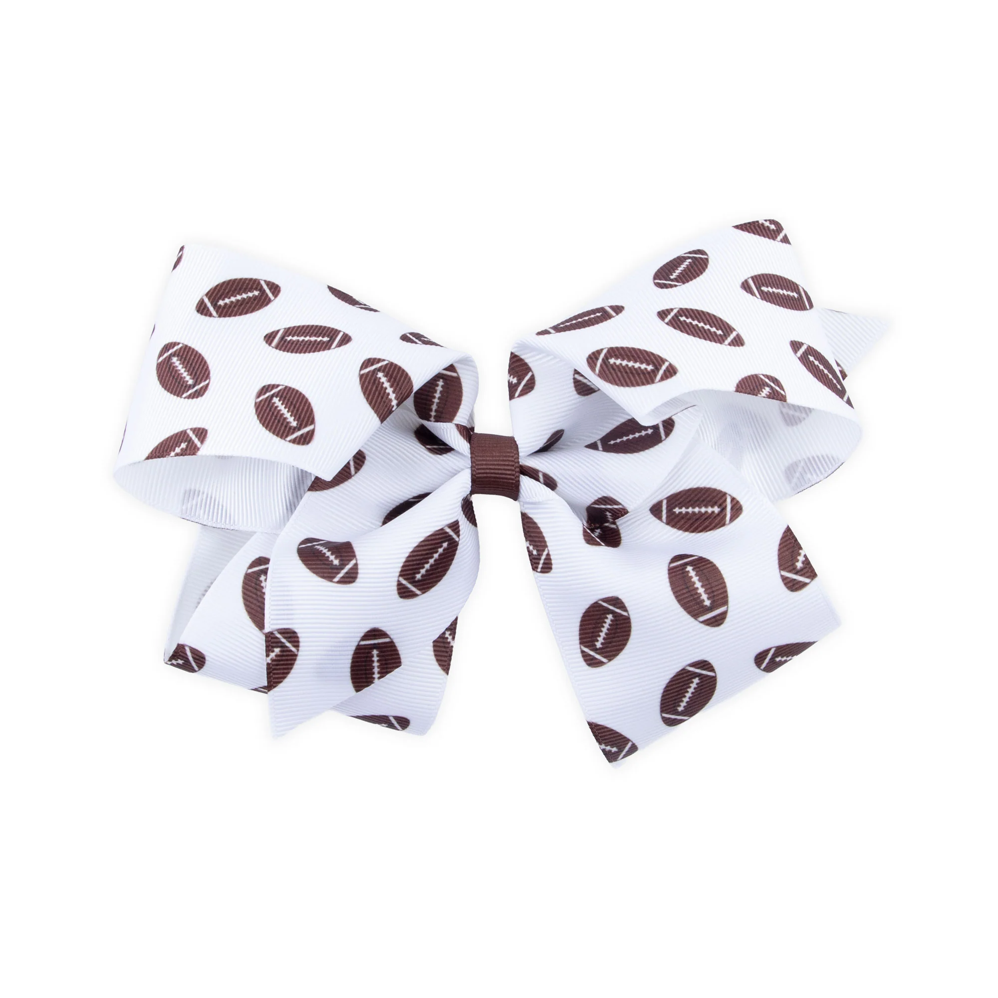 Game Day Football Hair Bow - Image 3