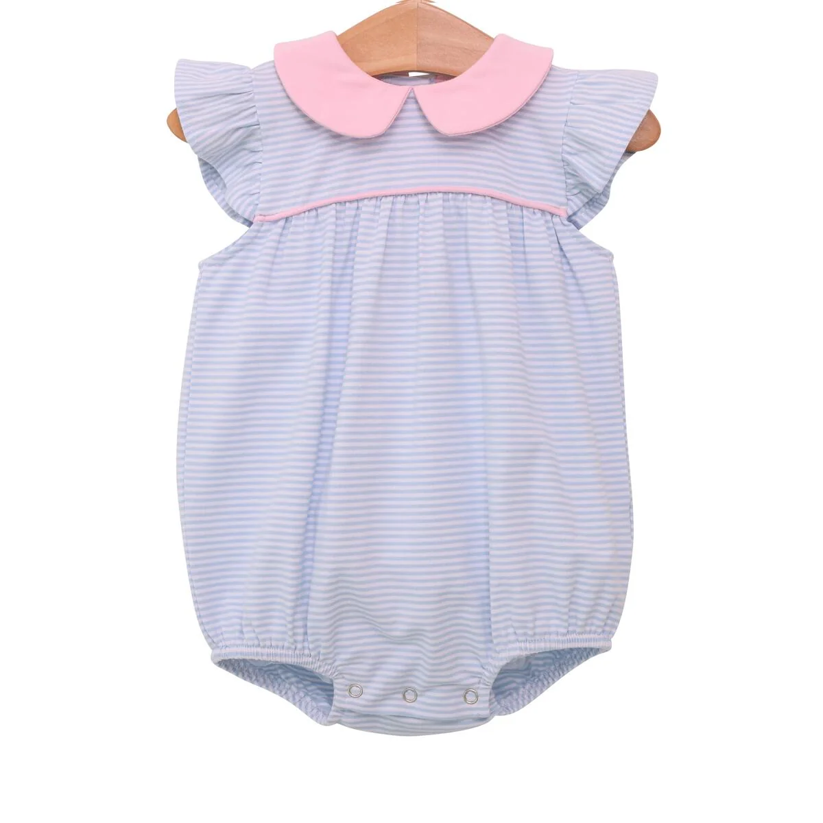 Genevieve Light Blue Stripe Bubble