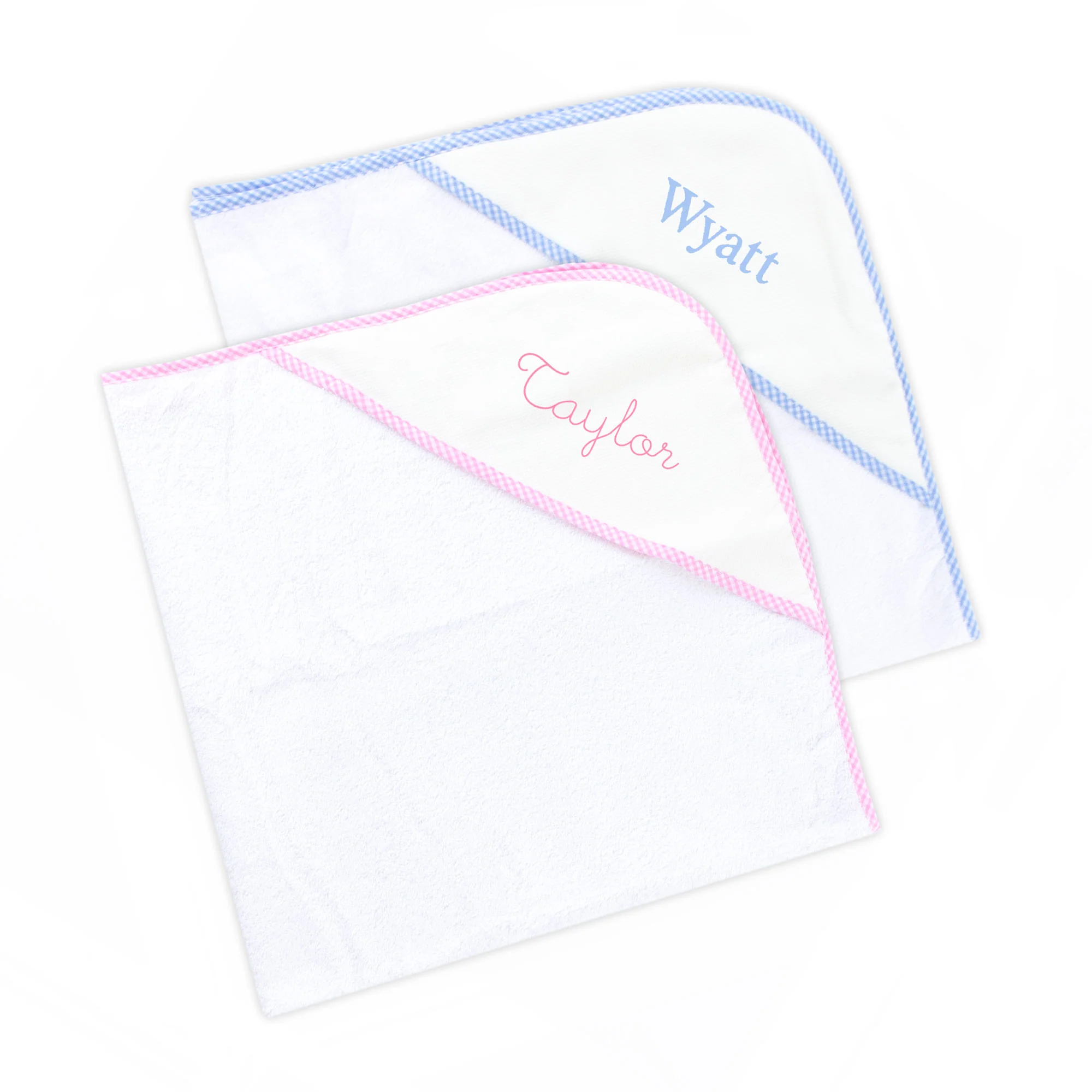 Gingham Hooded Towel