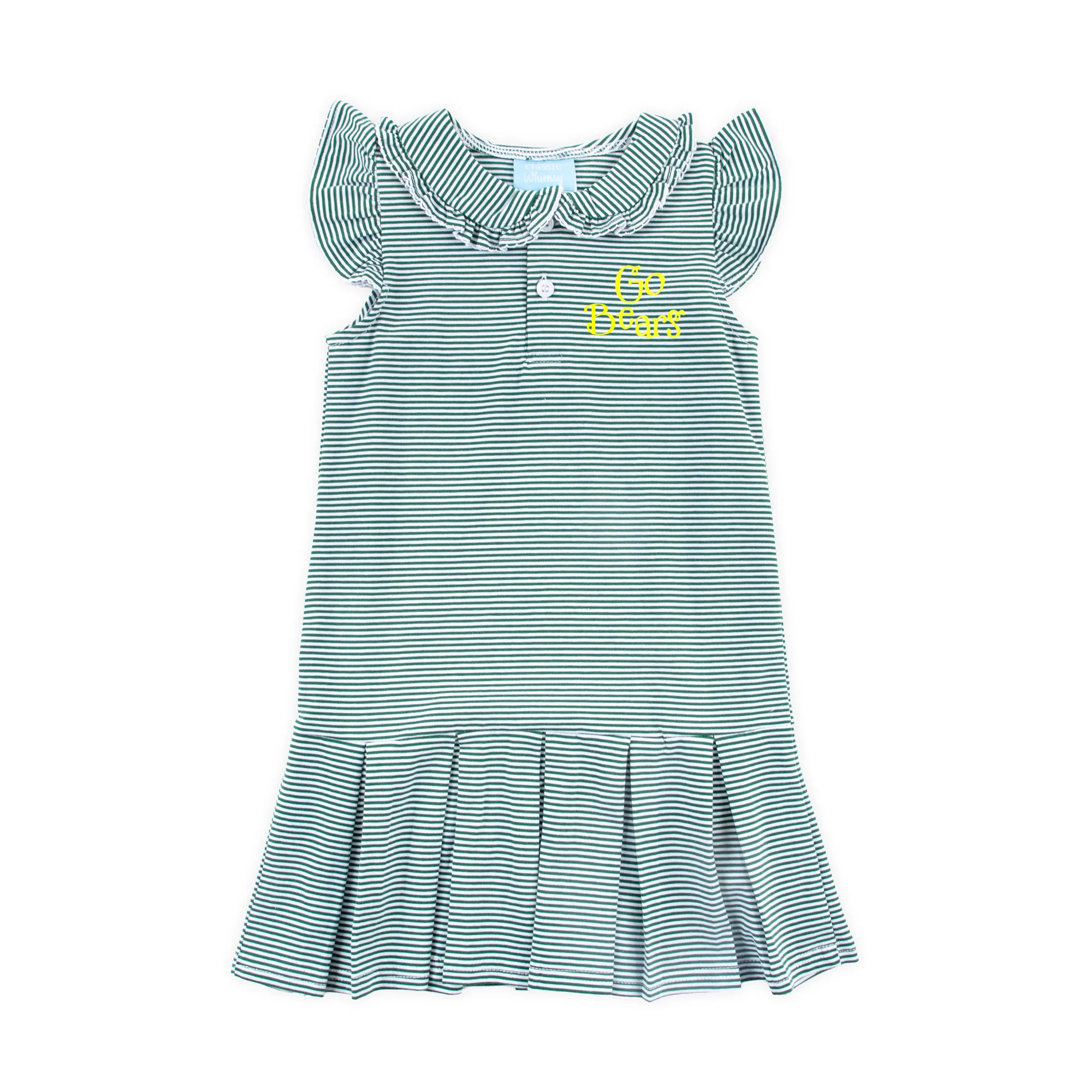 Hunter Green Stripe Ruth Dress