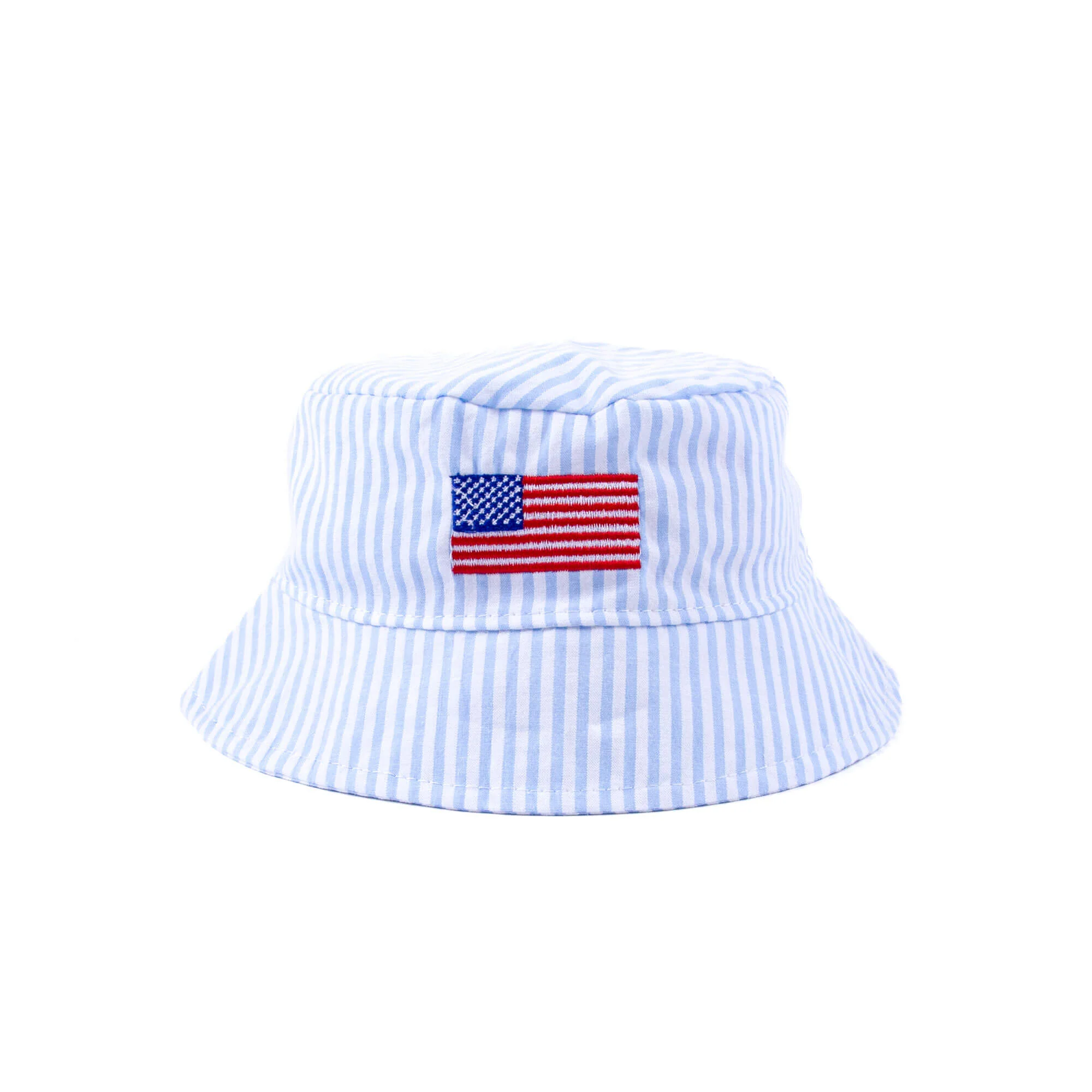 Kids Flag Stripe Sun Hat - Image 2