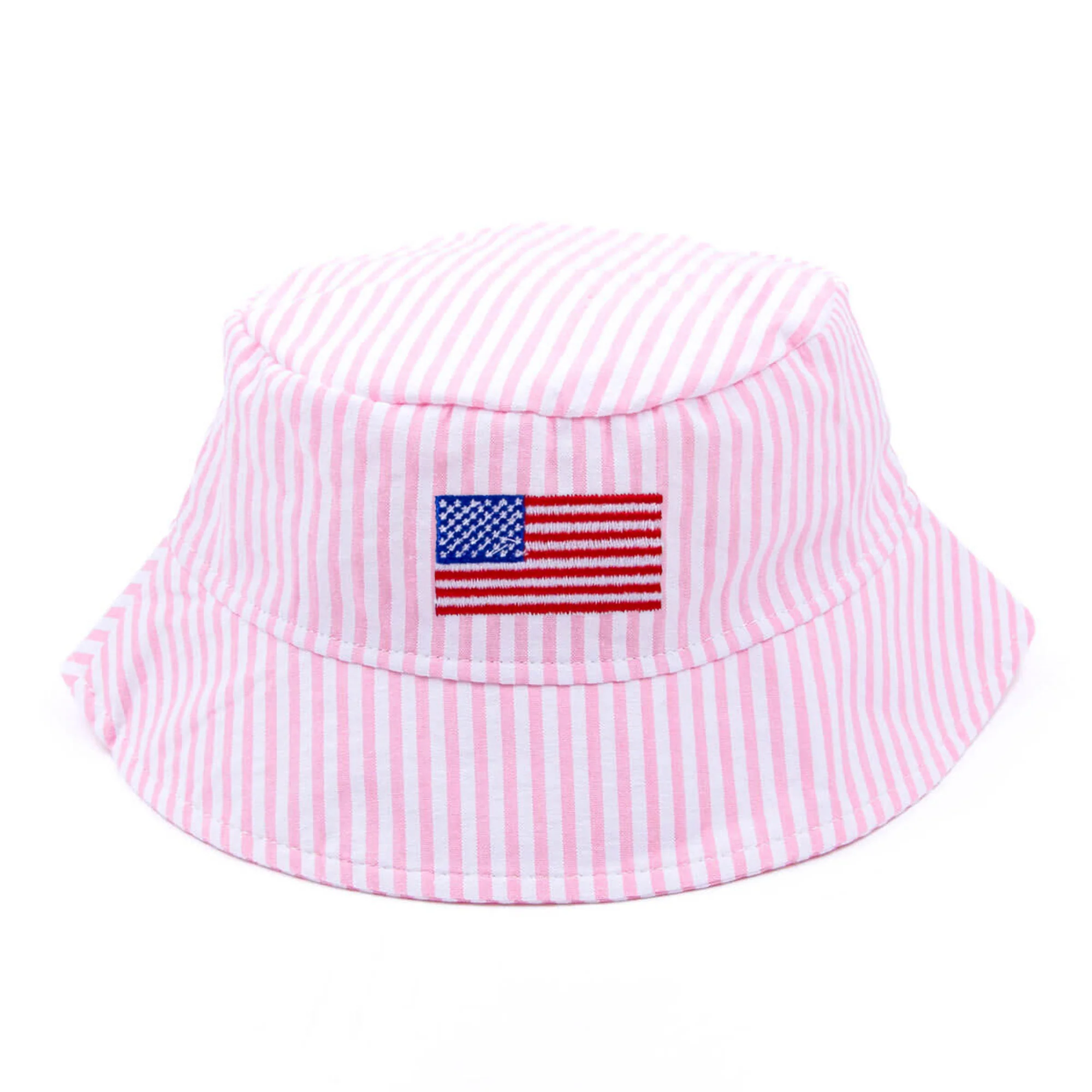 Kids Flag Stripe Sun Hat - Image 3