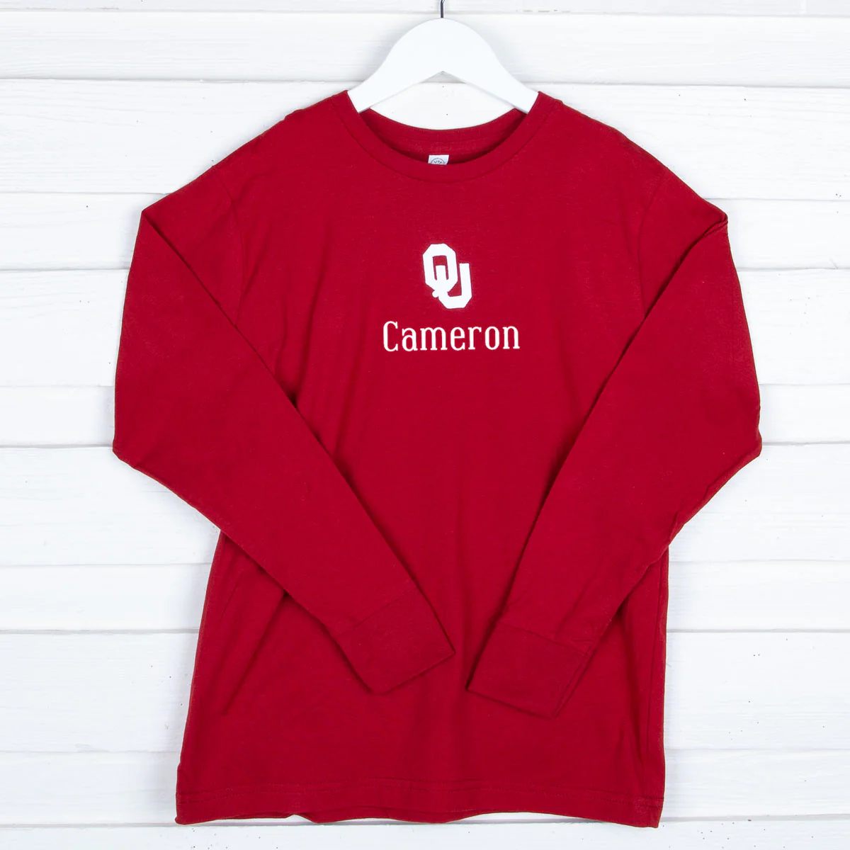 Long Sleeve Collegiate Youth Shirt