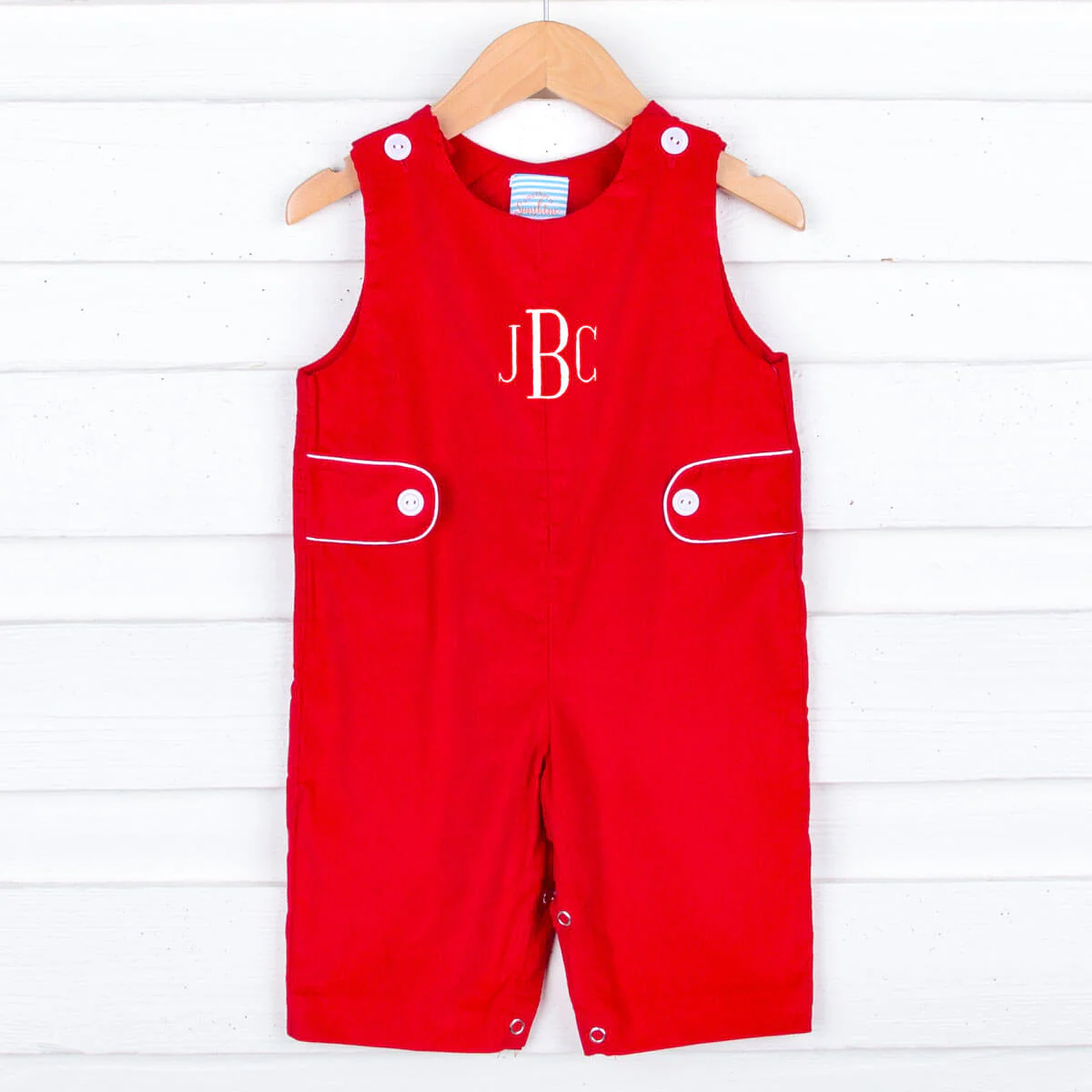Longall Red Corduroy with Tabs