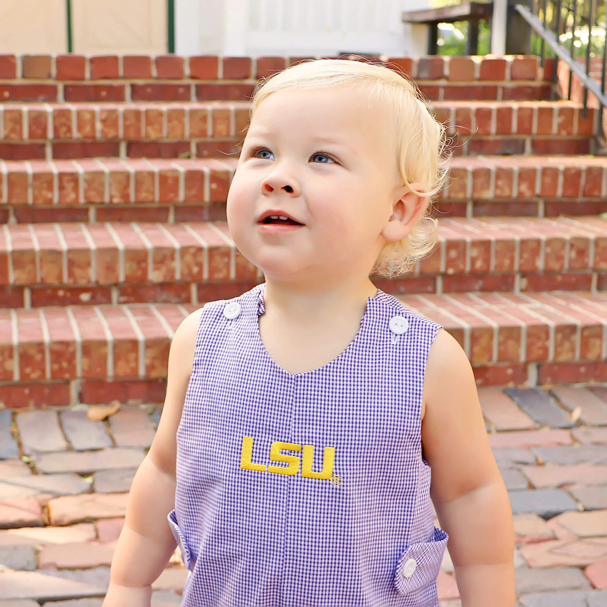 LSU Embroidered Purple Jon Jon - Image 3