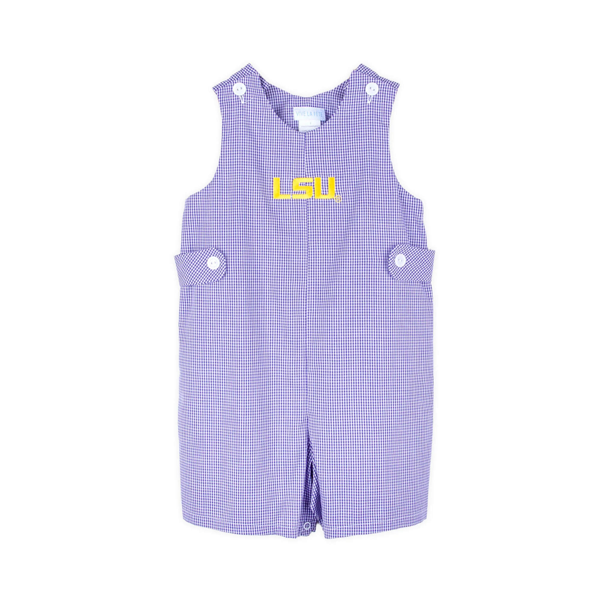 LSU Embroidered Purple Jon Jon - Image 4