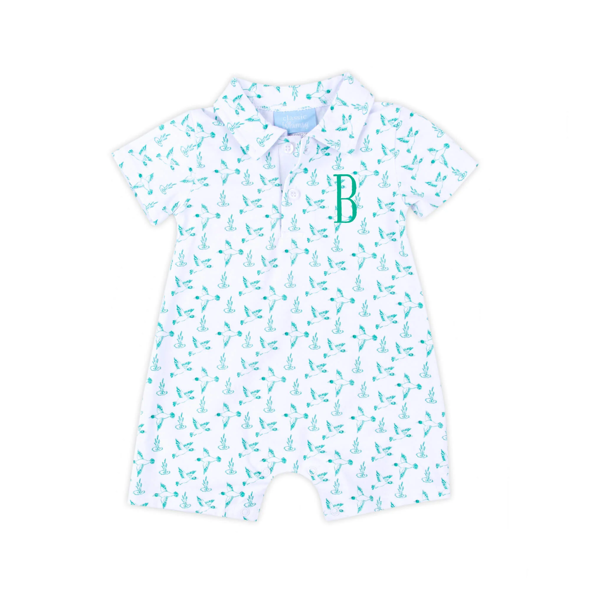 Mallard Pond Polo Romper - Image 2