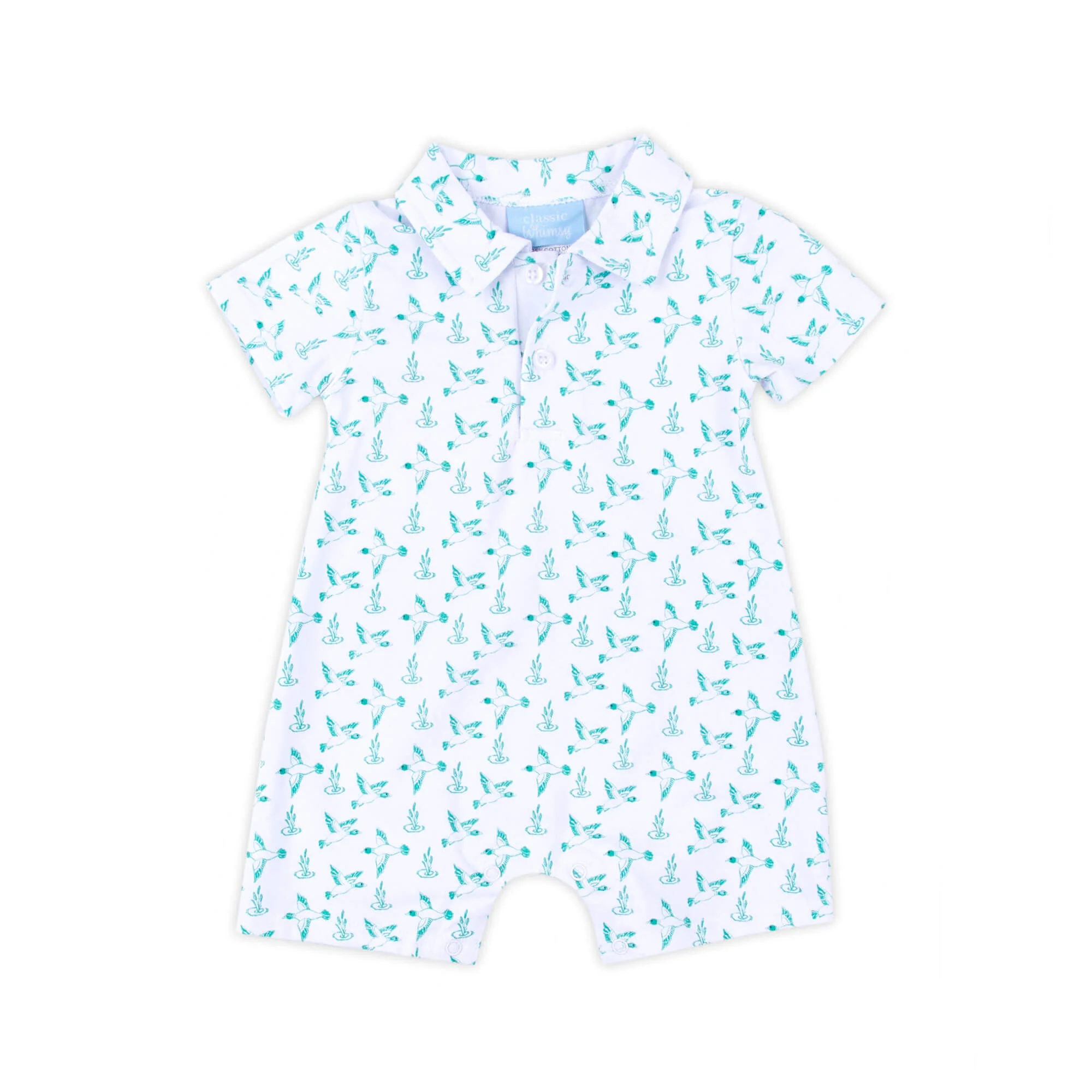 Mallard Pond Polo Romper - Image 4