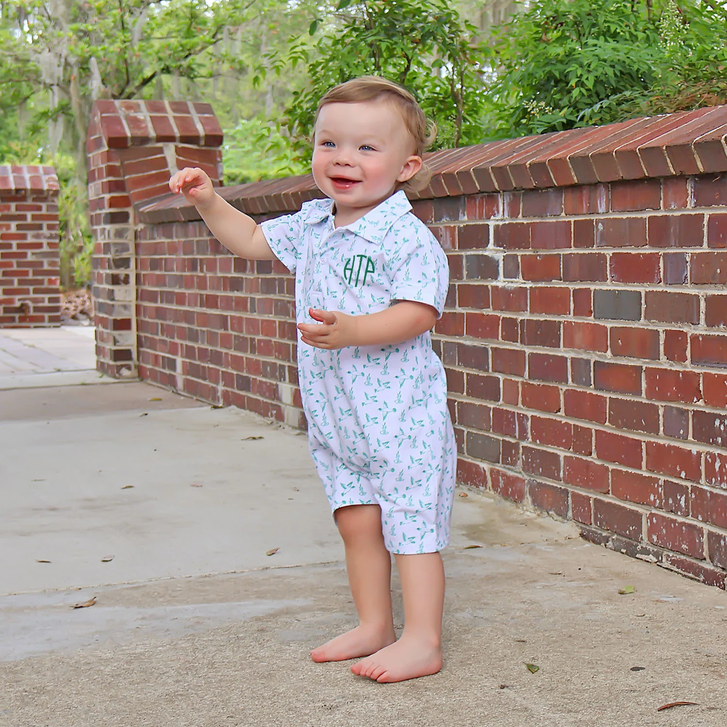 Mallard Pond Polo Romper - Image 6