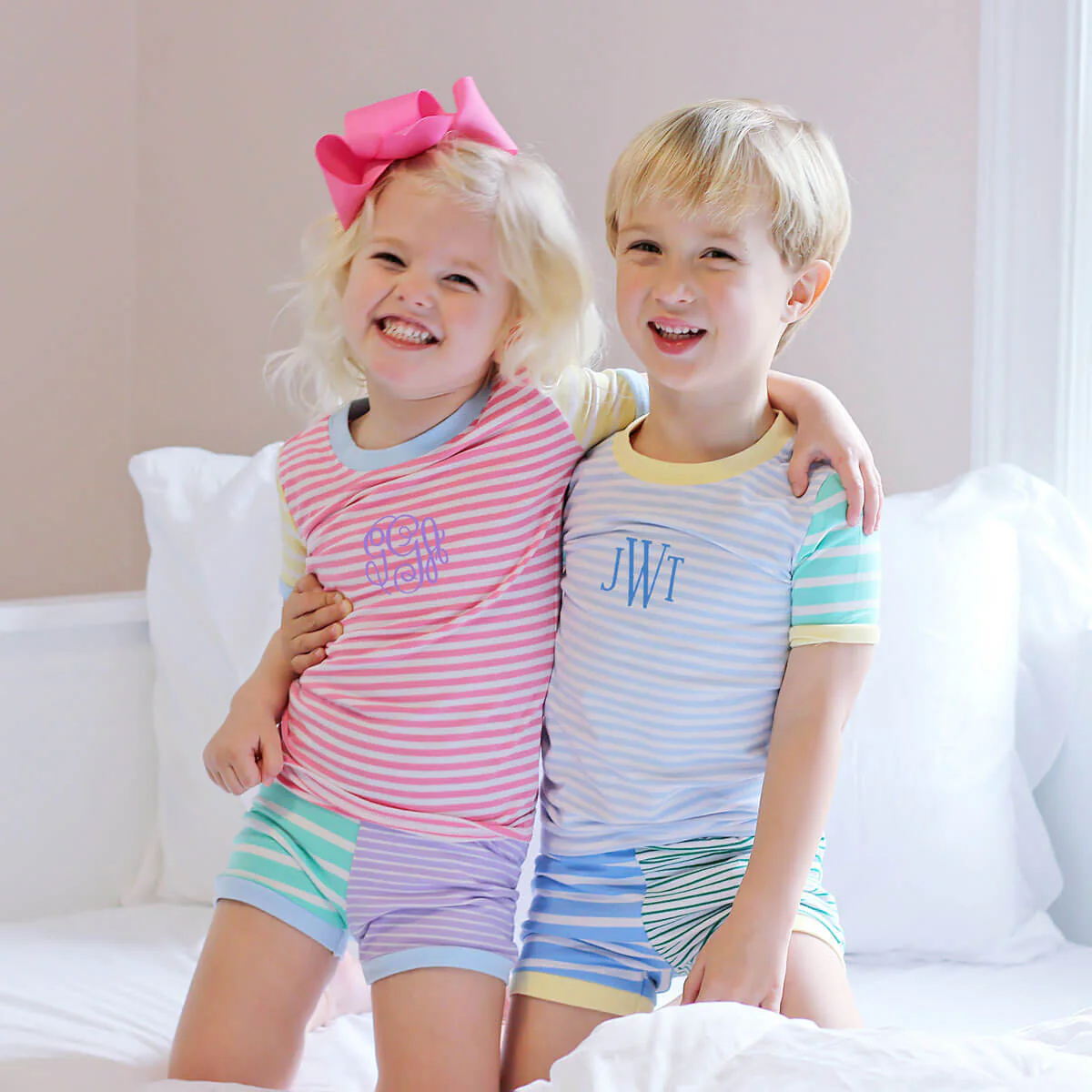 Colorblock Boy Short Pajamas - Image 3