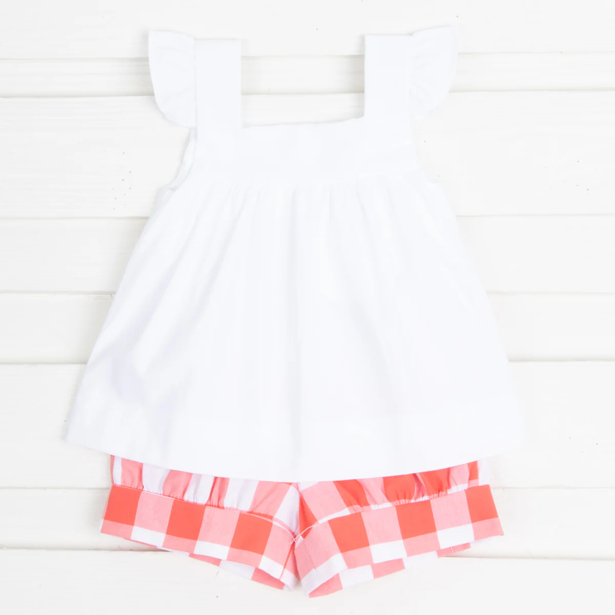 Melon Check Amy Short Set